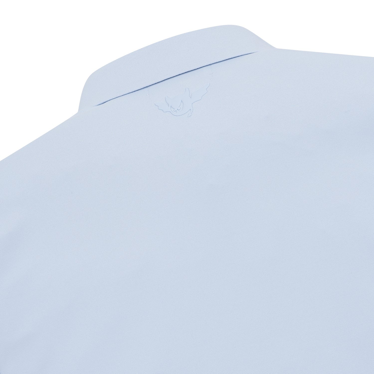 WOMEN ESSENTIALピケポロシャツ ライトブルー