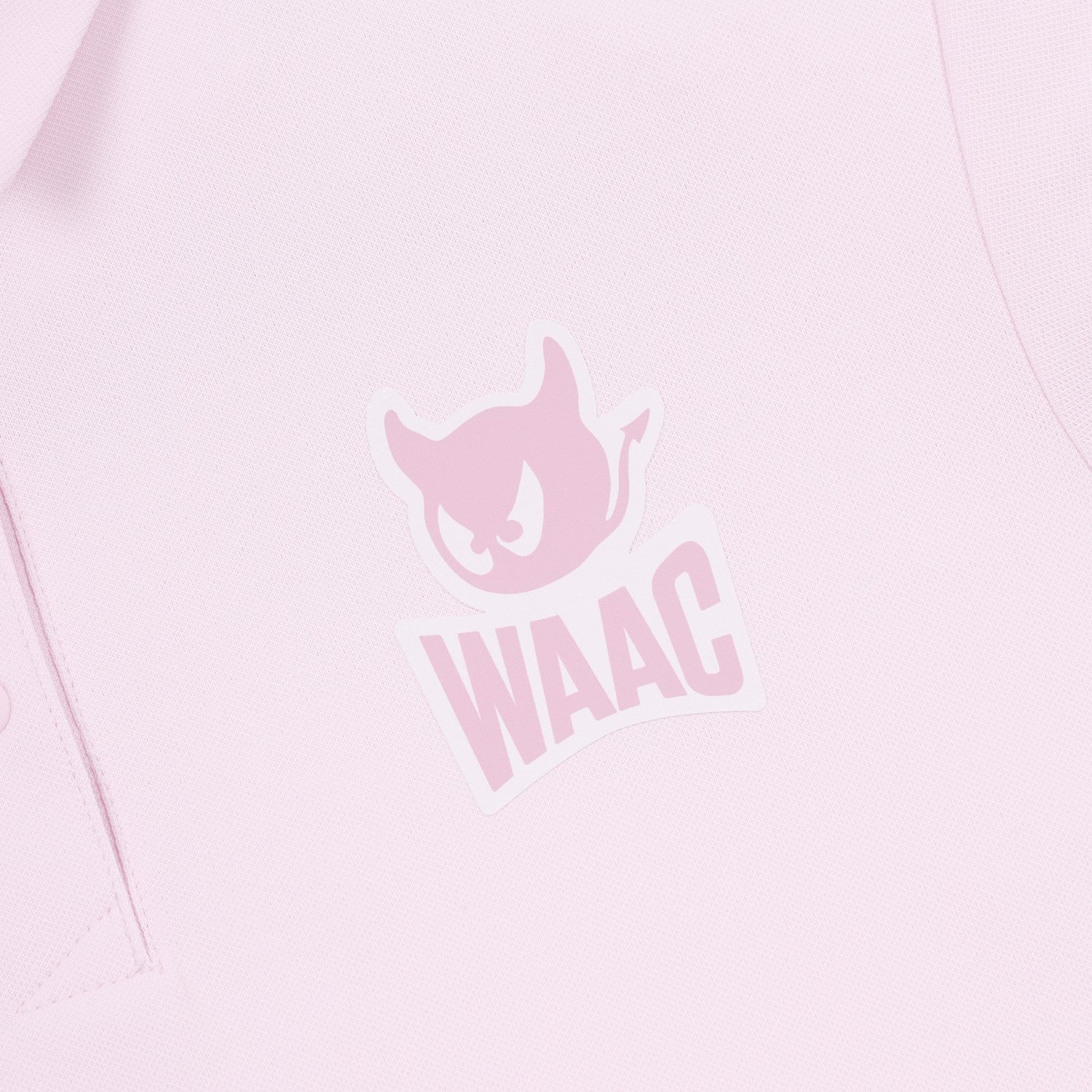 WOMEN ESSENTIALピケポロシャツ ライトピンク