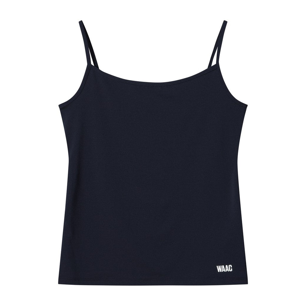 WOMEN メッシュニットワンピース ネイビー