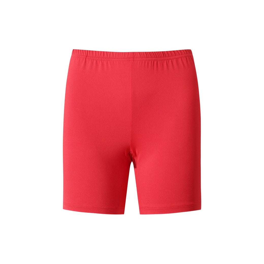 WOMEN メッシュニットワンピース レッド