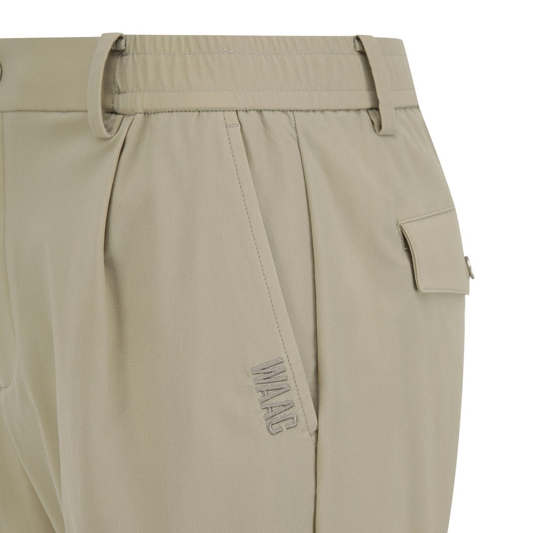 MEN ワンタックテーパードパンツ ベージュ