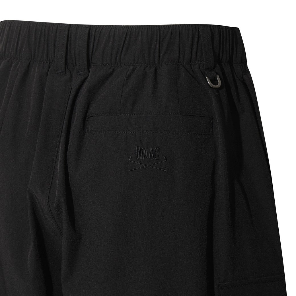 MEN ベルト付き カーゴショートパンツ ブラック