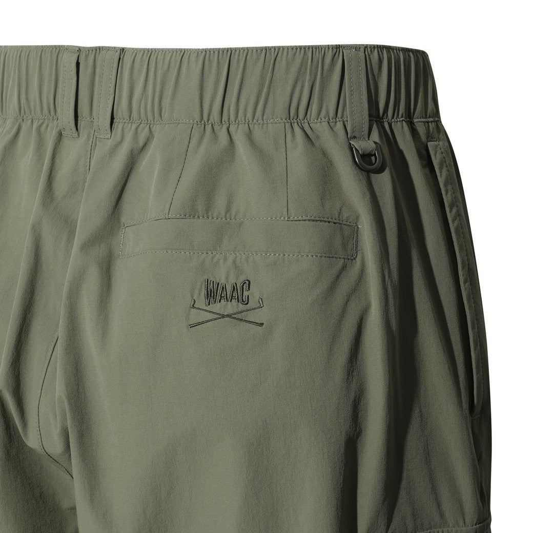 MEN ベルト付き カーゴショートパンツ カーキ