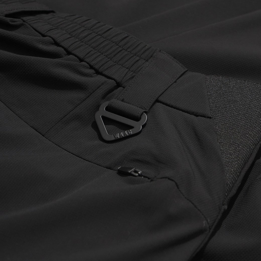 MEN トリコットハイブリットジョガーパンツ ブラック