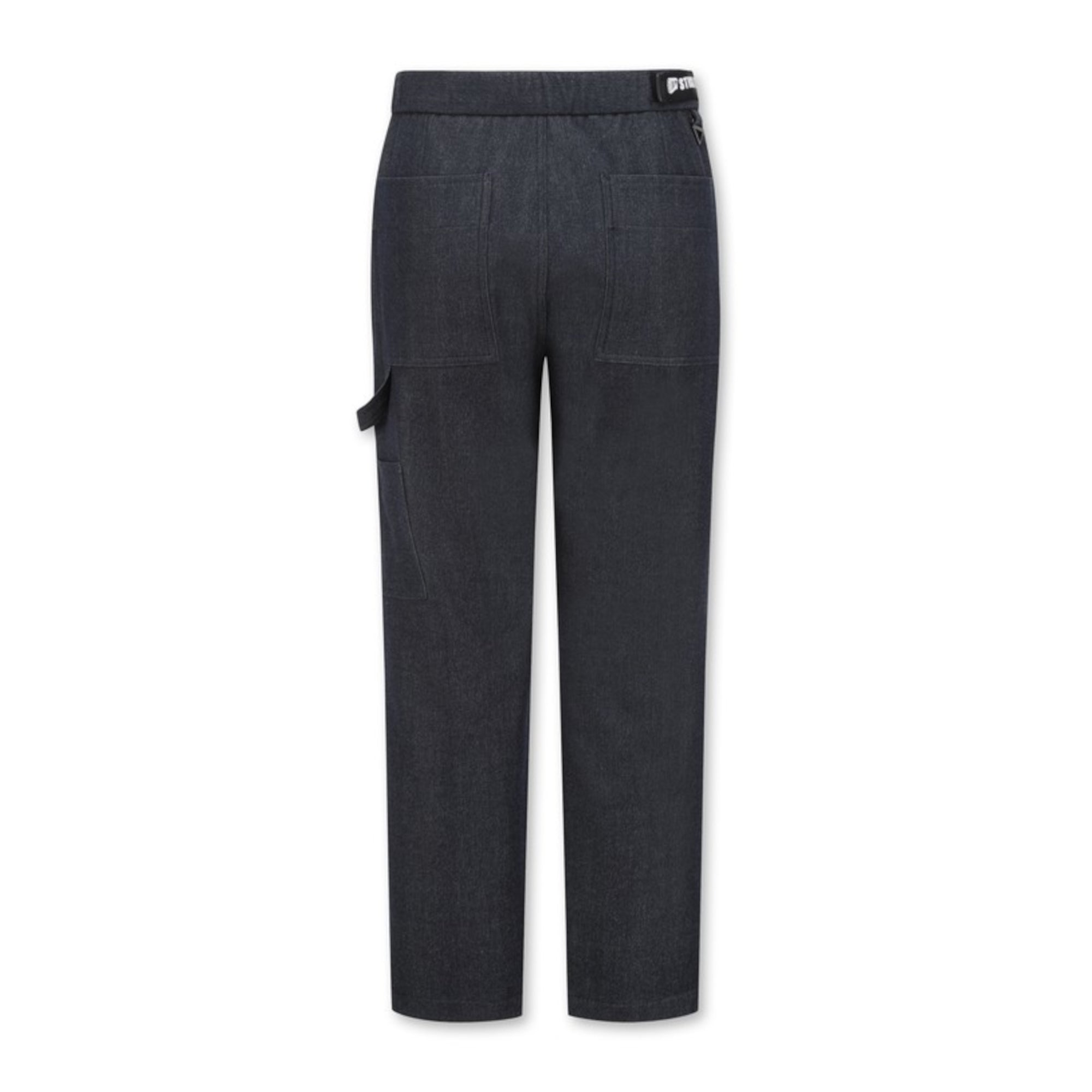 MENS ルーズテーパードベルテッドパンツ ネイビー/072344410