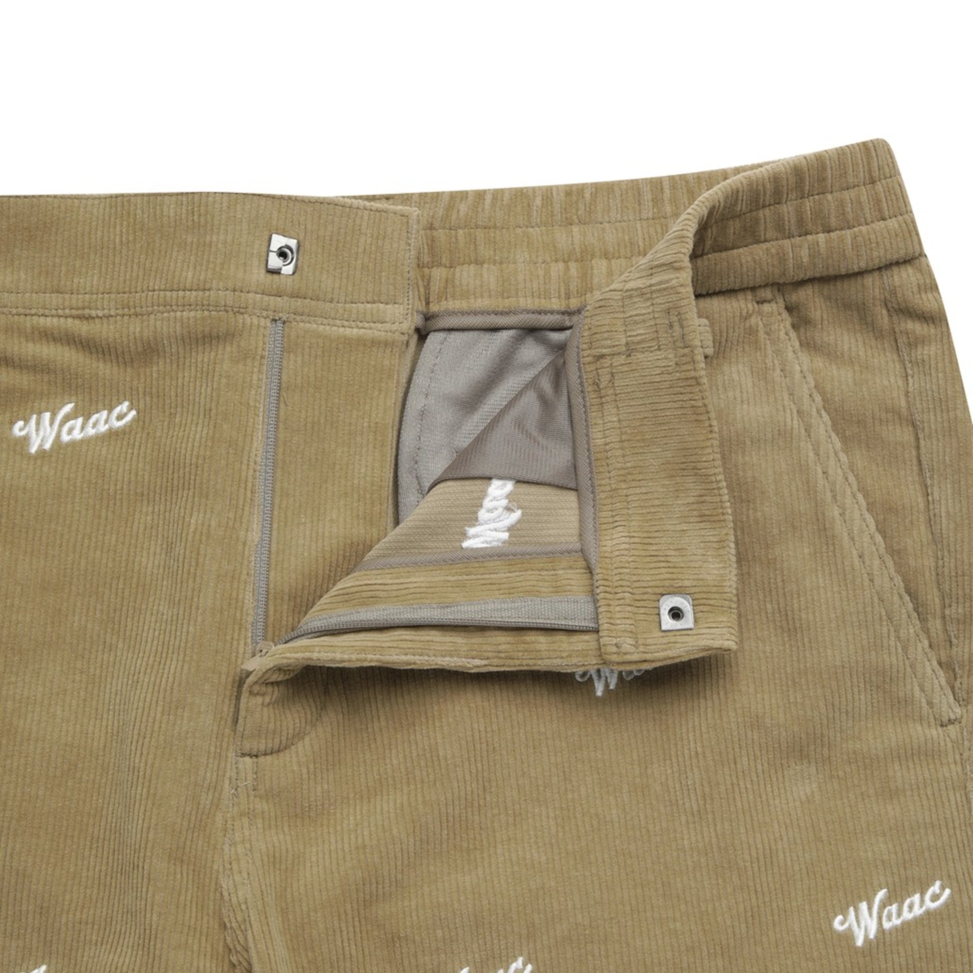 MEN コーデュロイロゴパンツ ベージュ