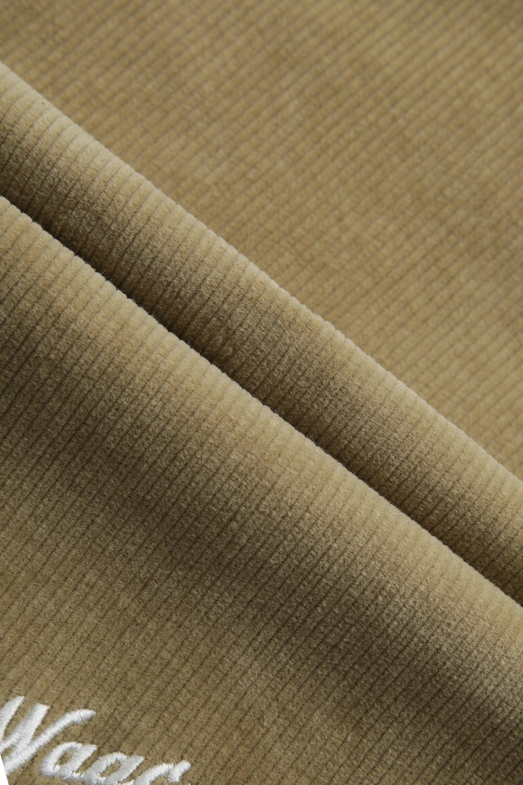 MEN コーデュロイロゴパンツ ベージュ