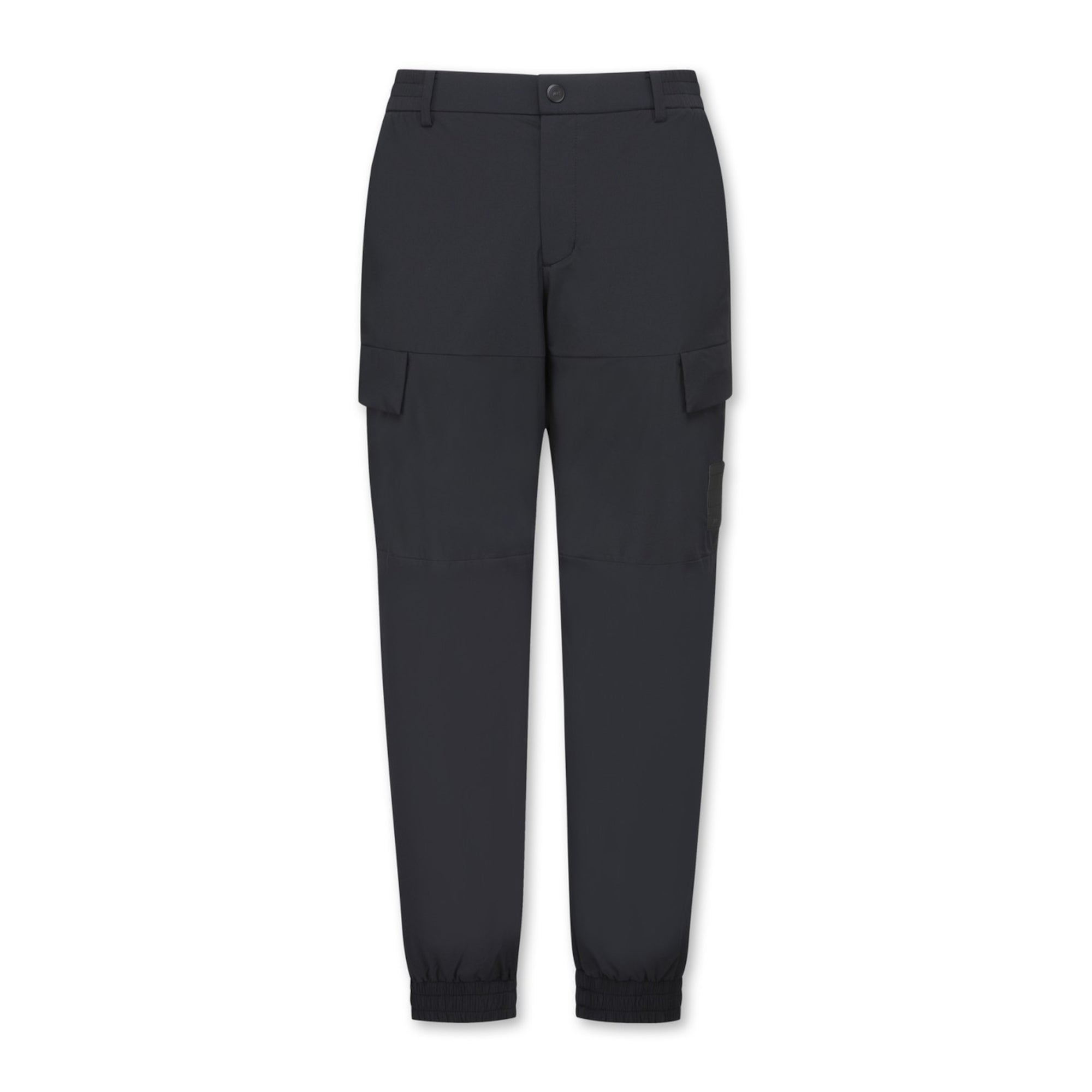 MEN 起毛メッシュジョガーパンツ ブラック