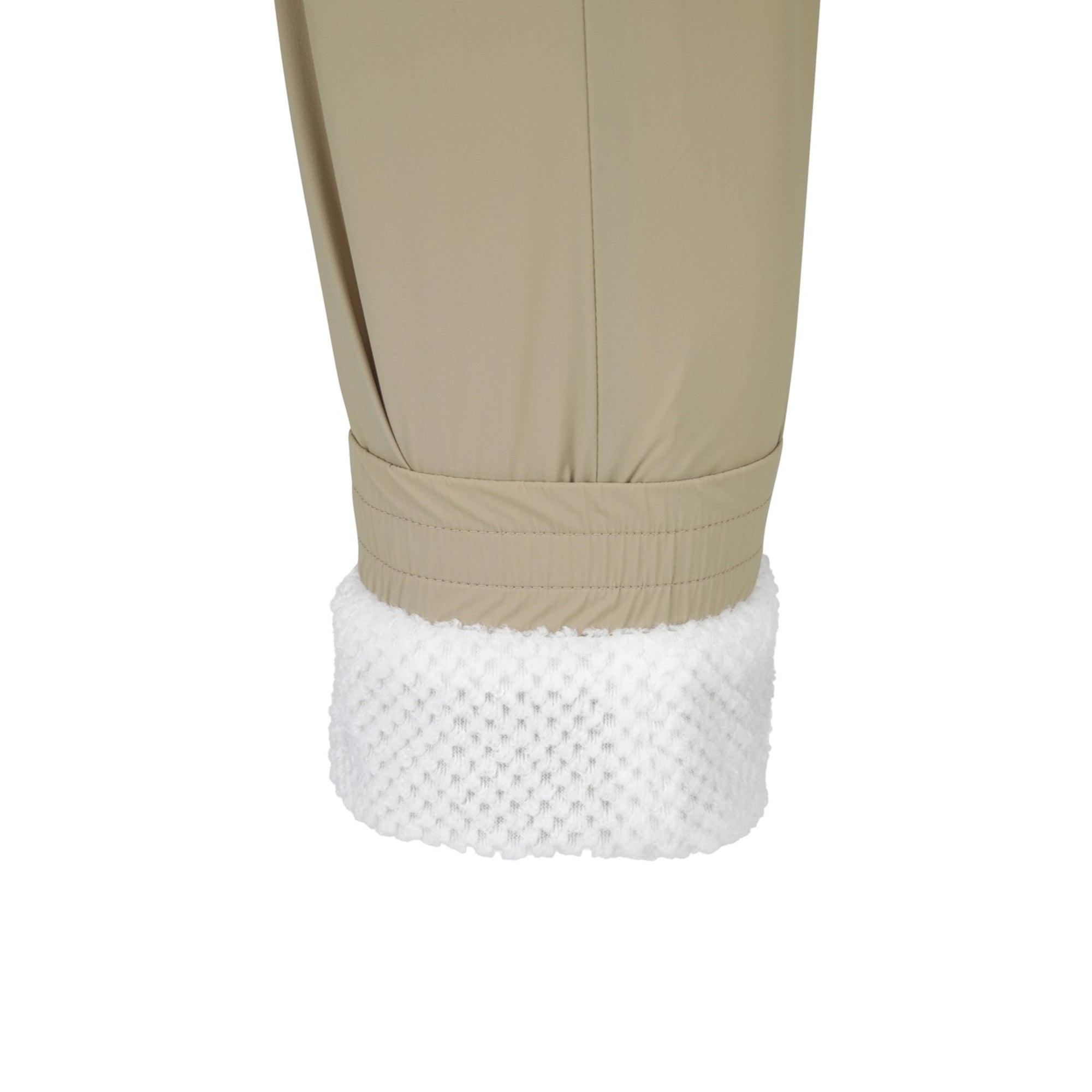 MEN 起毛メッシュジョガーパンツ ベージュ