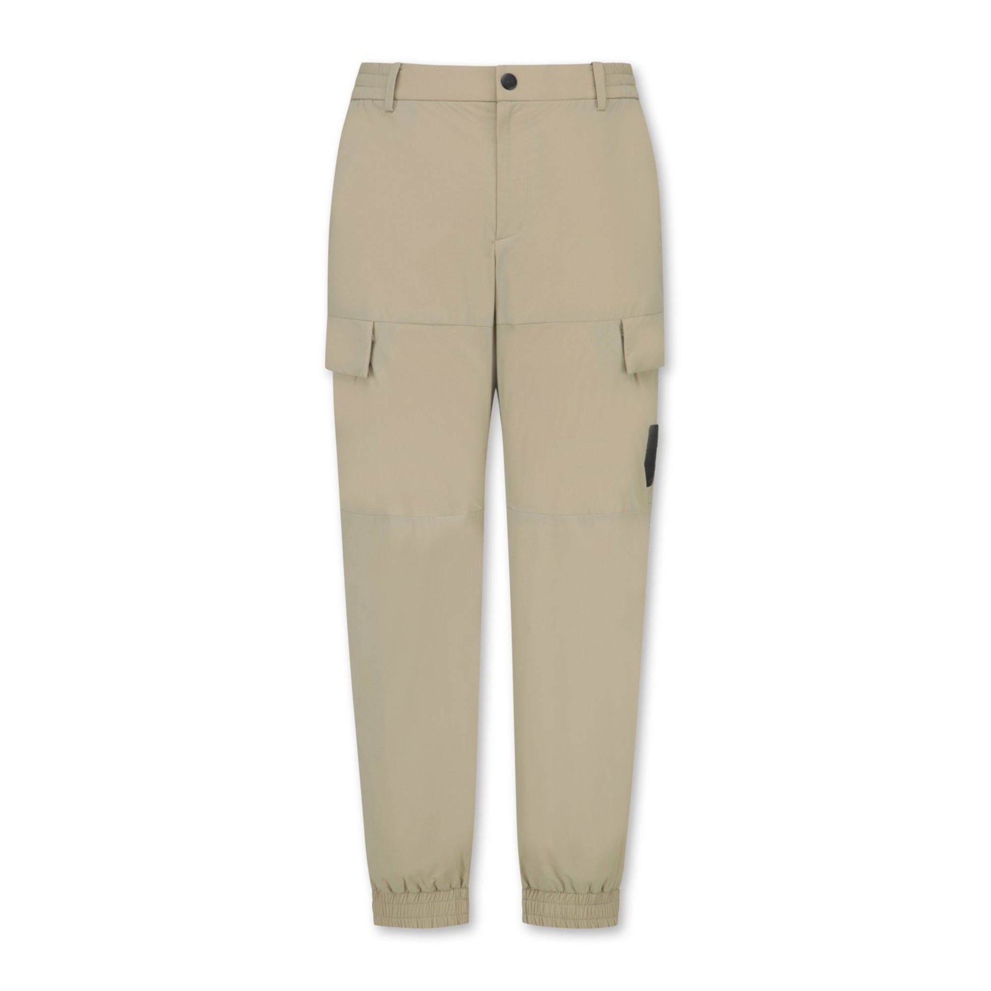 MEN 起毛メッシュジョガーパンツ ベージュ