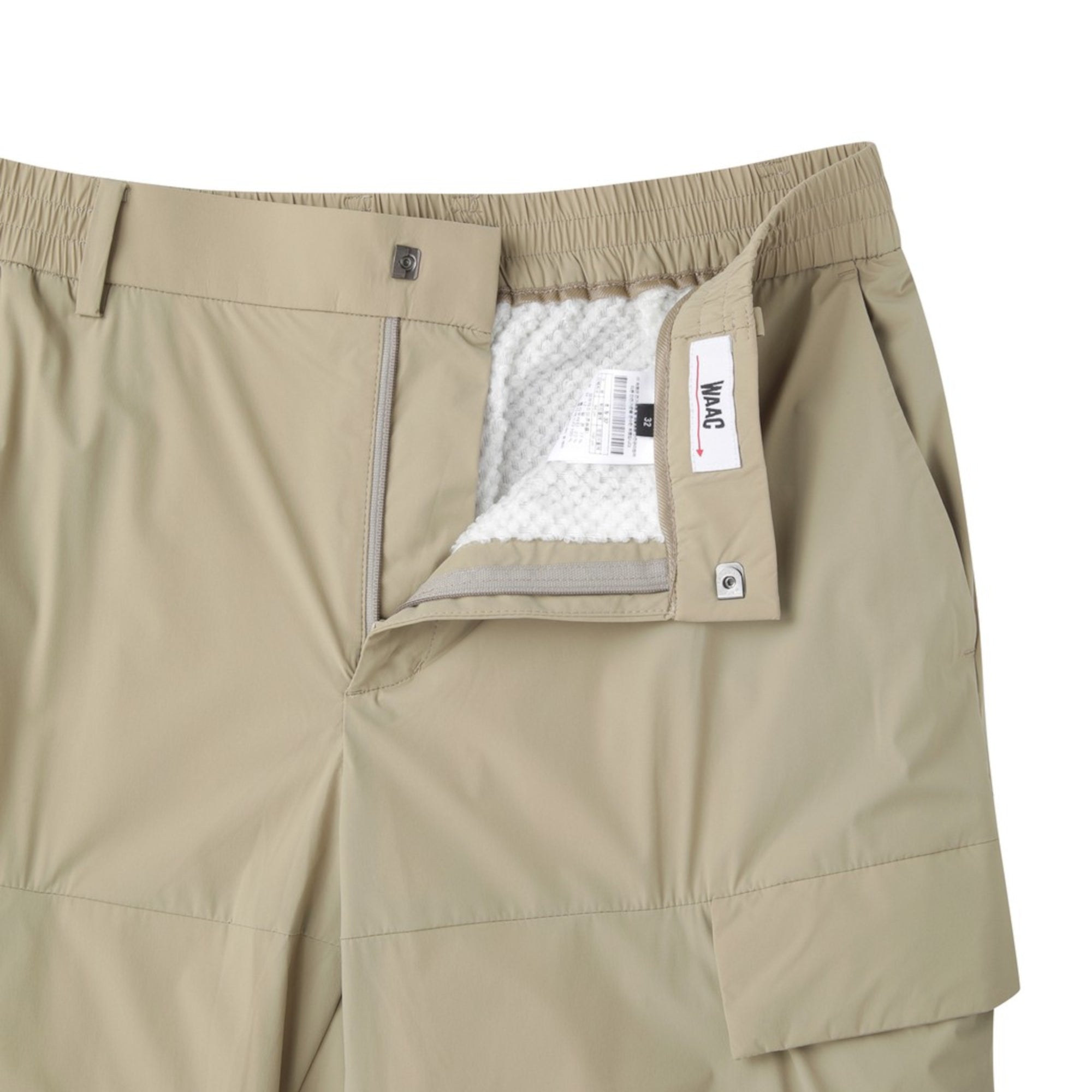 MEN 起毛メッシュジョガーパンツ ベージュ