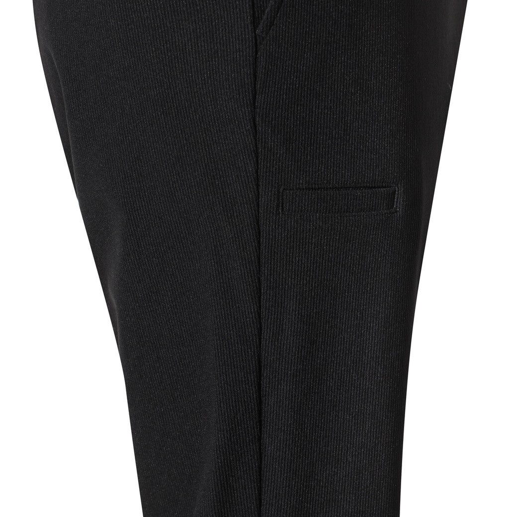MEN コーデュロイライクハイブリッドジョガーパンツ ブラック