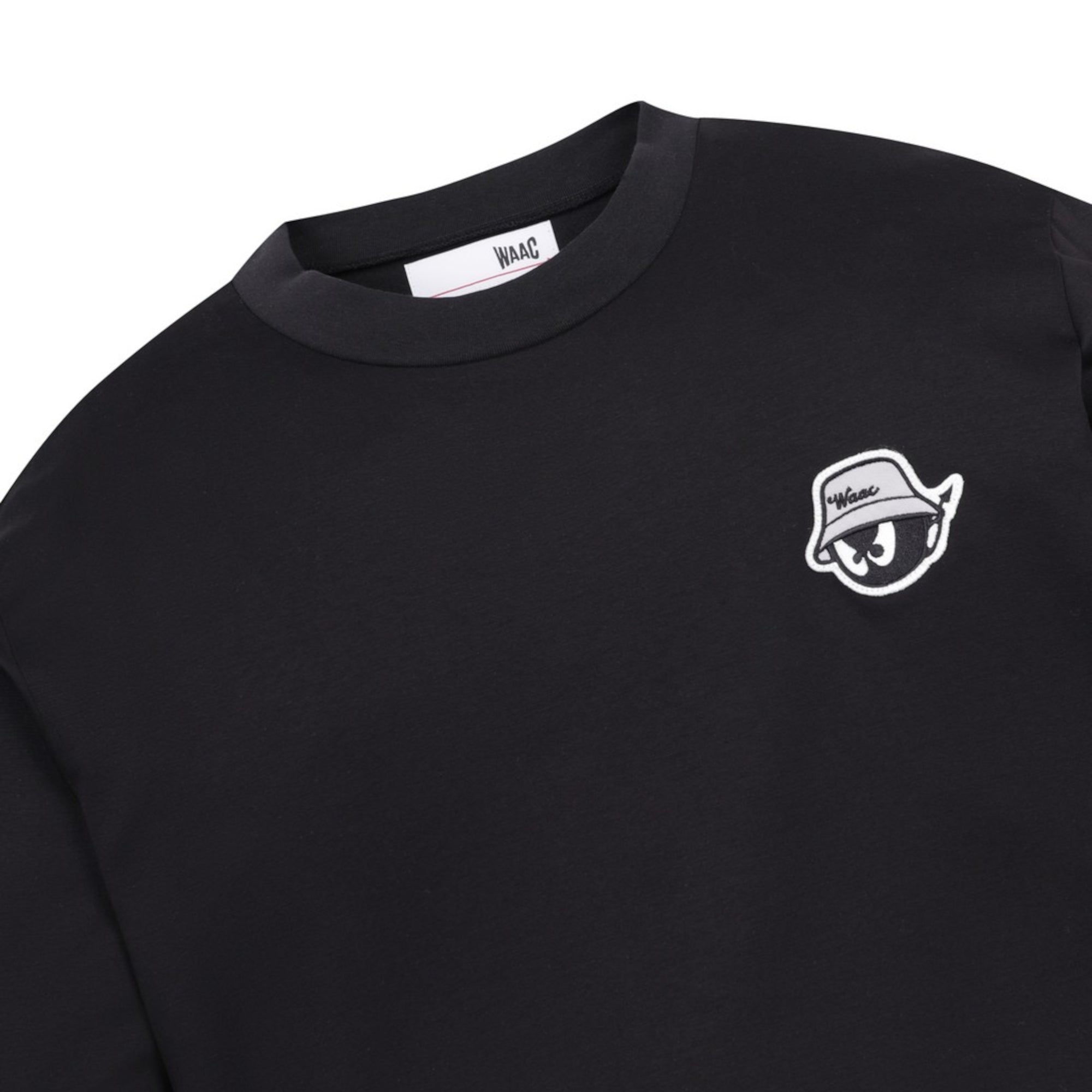 MENS バケハWAACKY長袖モックネック ブラック/072344002