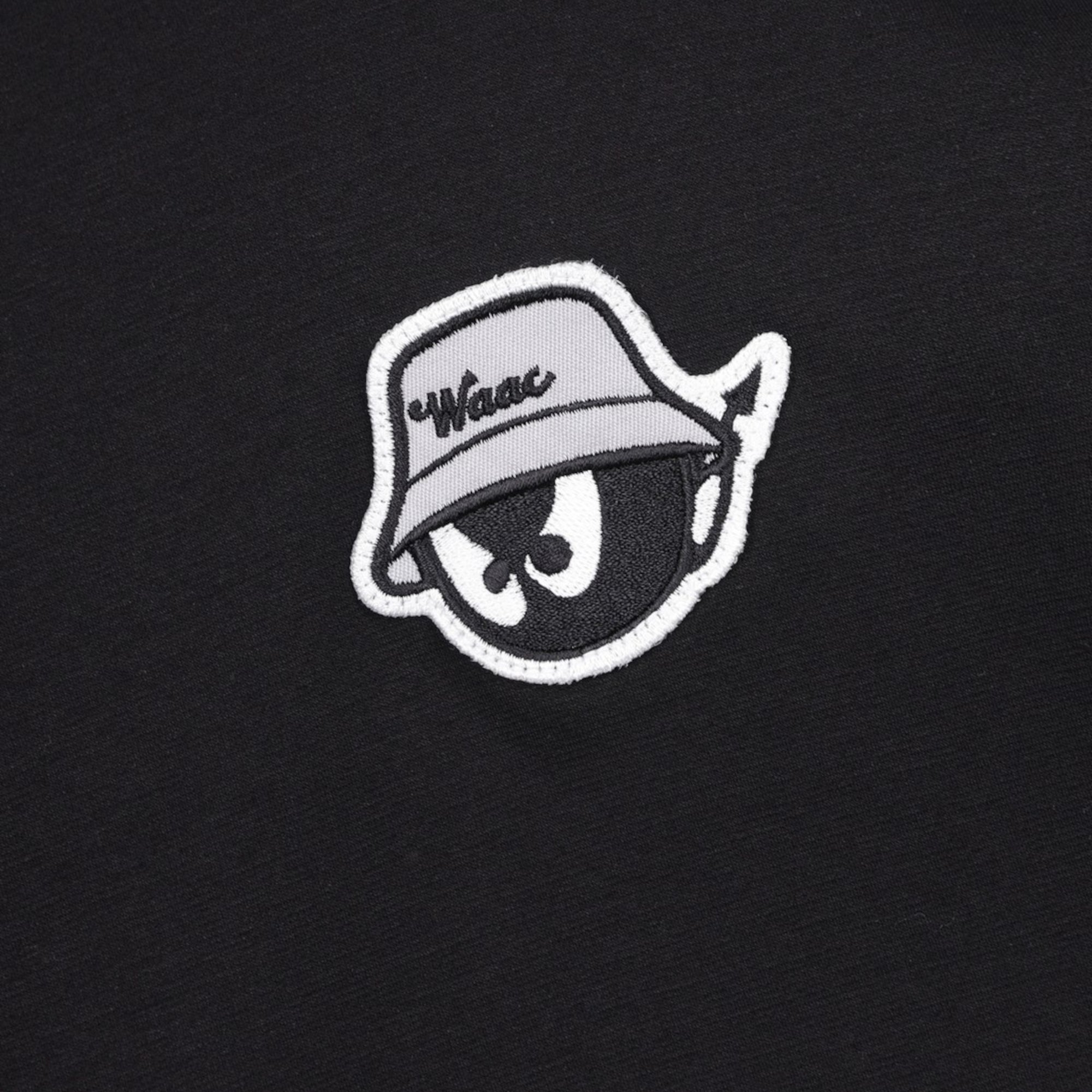 MENS バケハWAACKY長袖モックネック ブラック/072344002