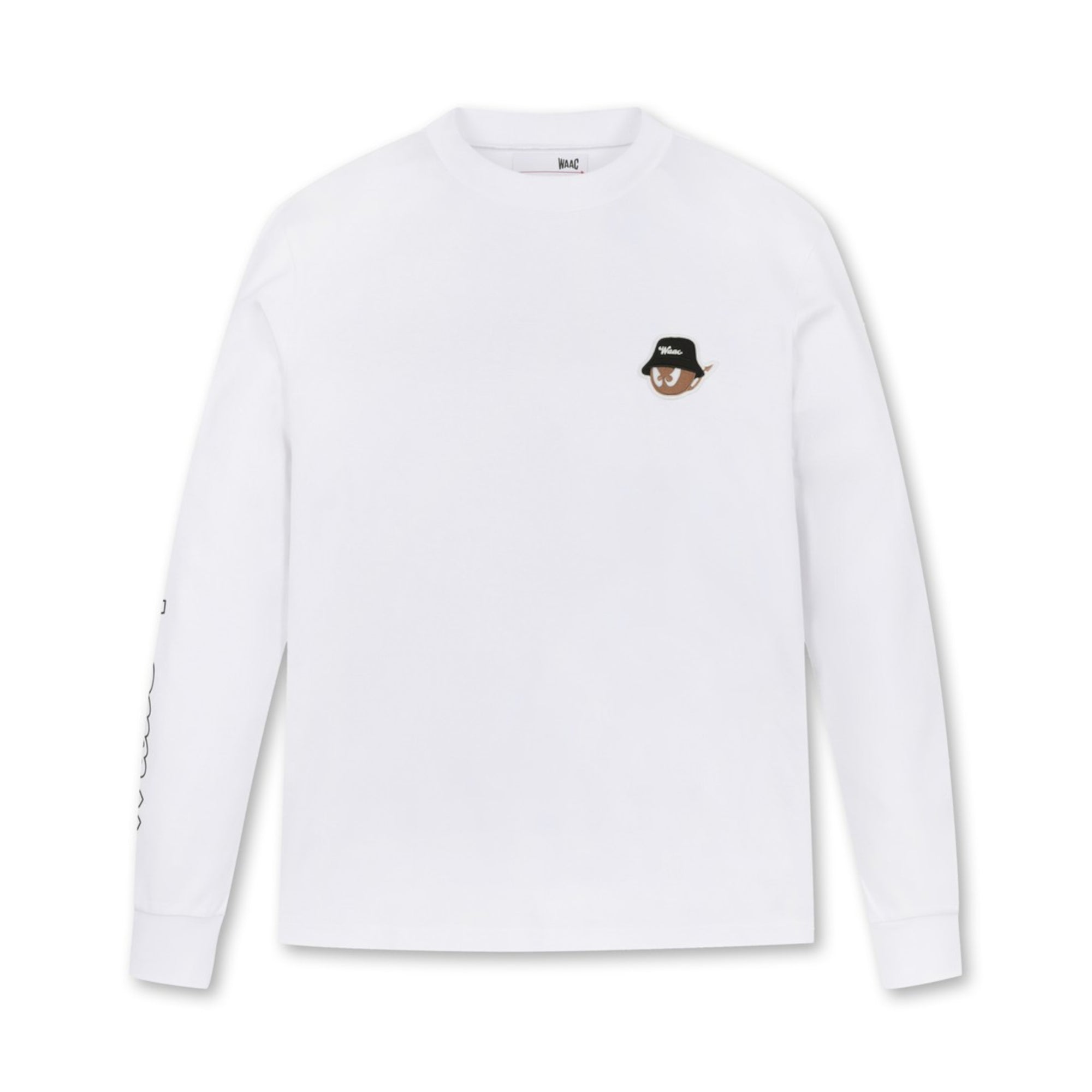 MENS バケハWAACKY長袖モックネック ホワイト/072344002