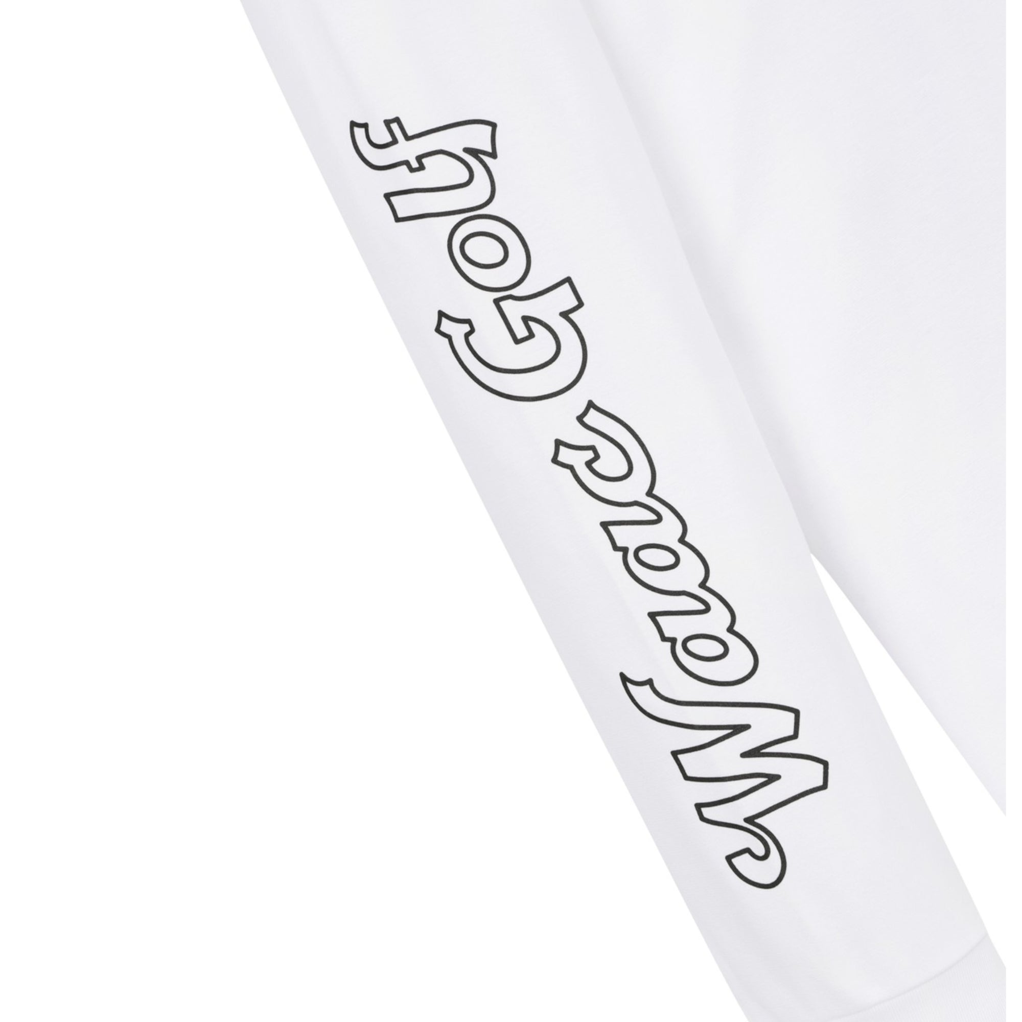 MENS バケハWAACKY長袖モックネック ホワイト/072344002