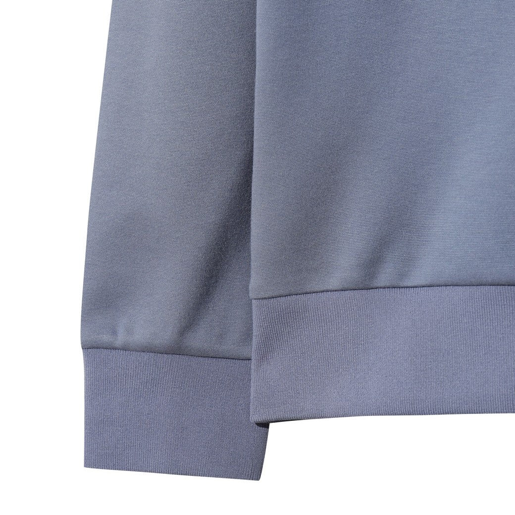 【WAAC X JONES】MEN スウェットポロシャツ サックスブルー