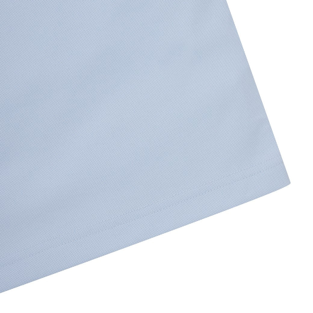 MEN WAACKYピケポロシャツ ライトブルー