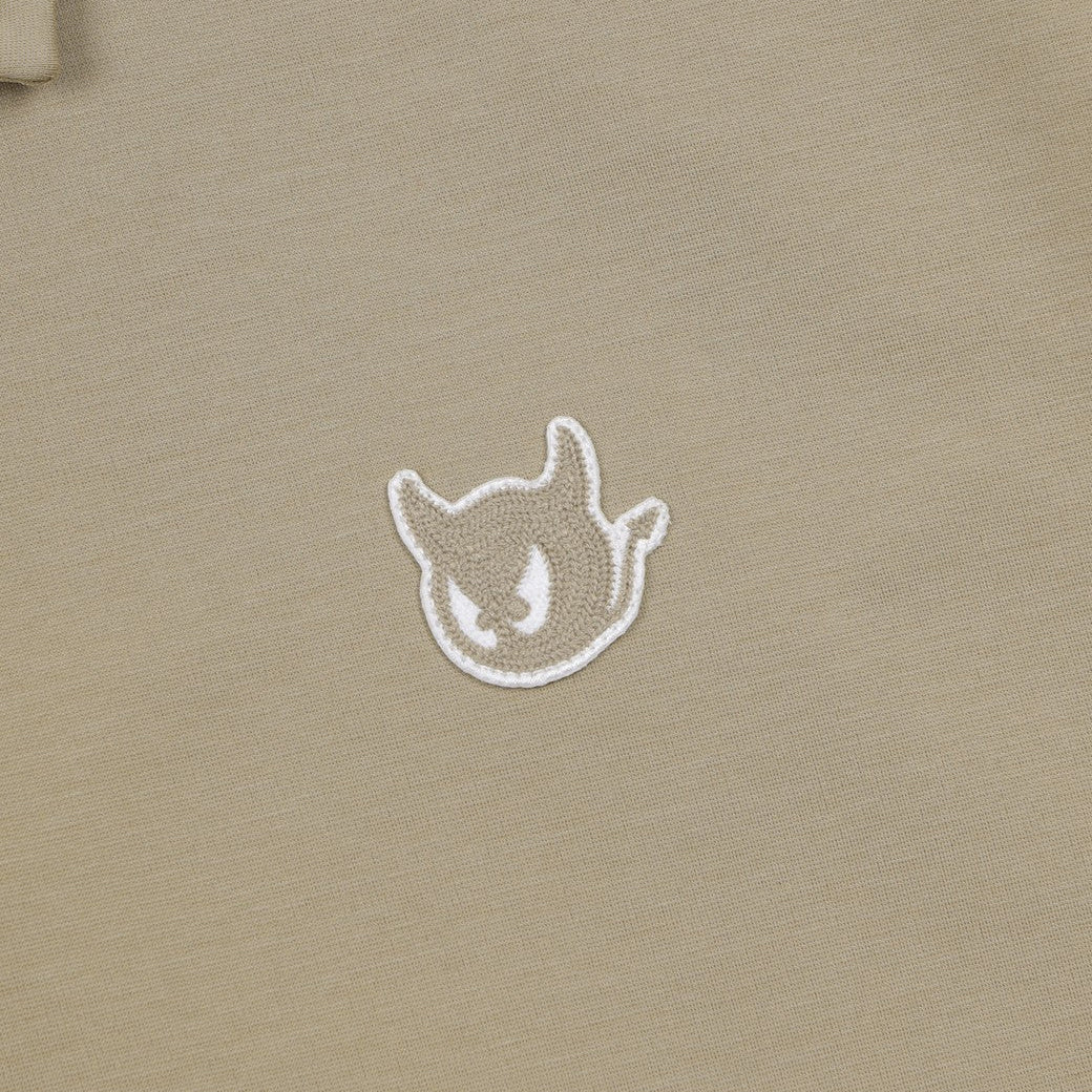 【WEB限定】MEN WAACKYスウェットポロシャツ ベージュ