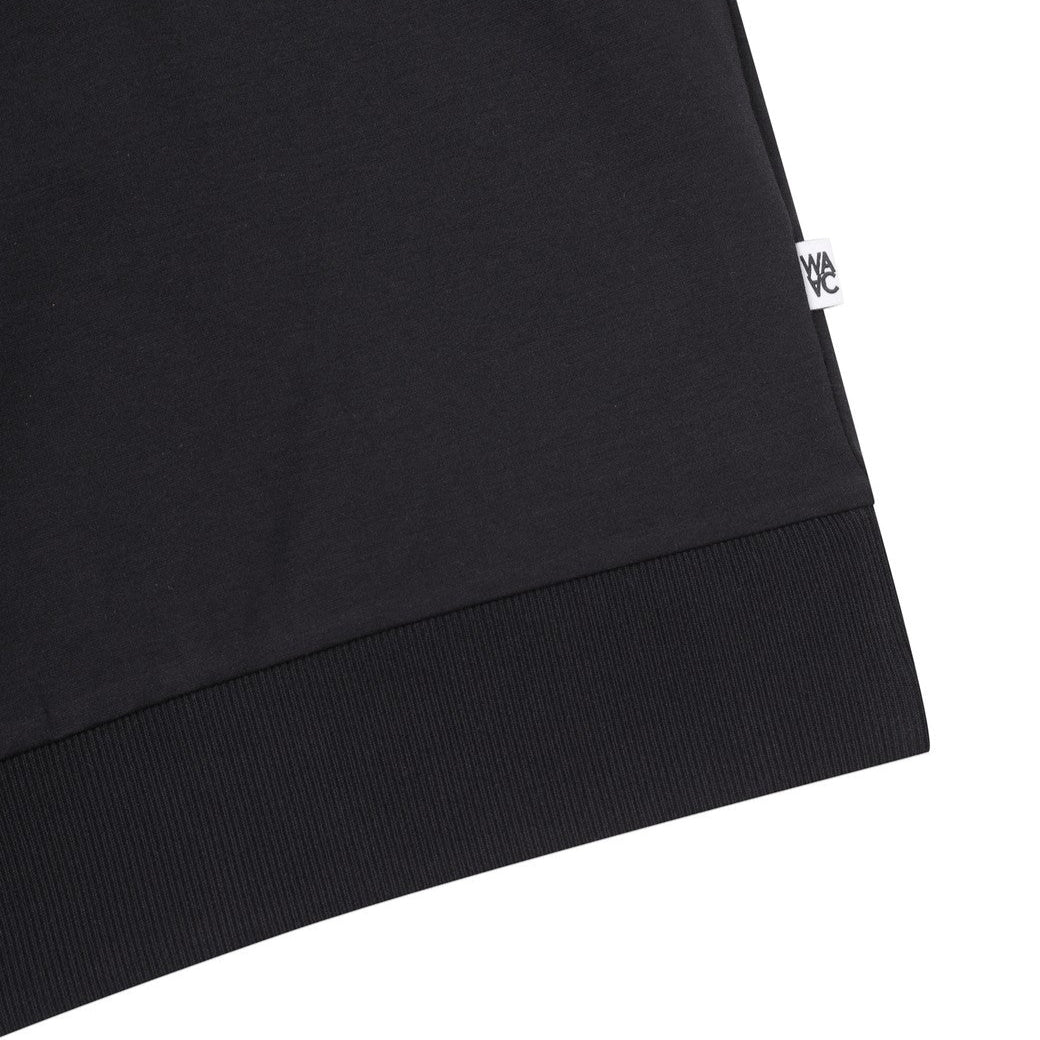 【25SS 新作|WEB限定】MEN WAACKYスウェットポロシャツ ブラック