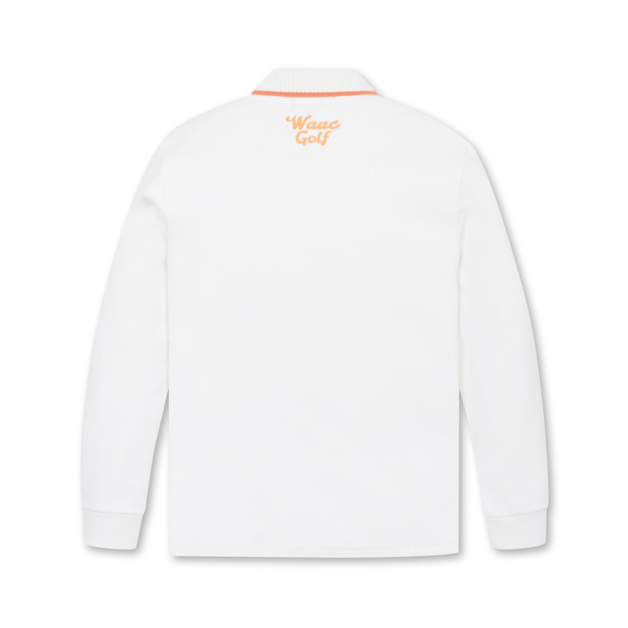 MENS リブカラーフリースポロシャツ アイボリー/072344020