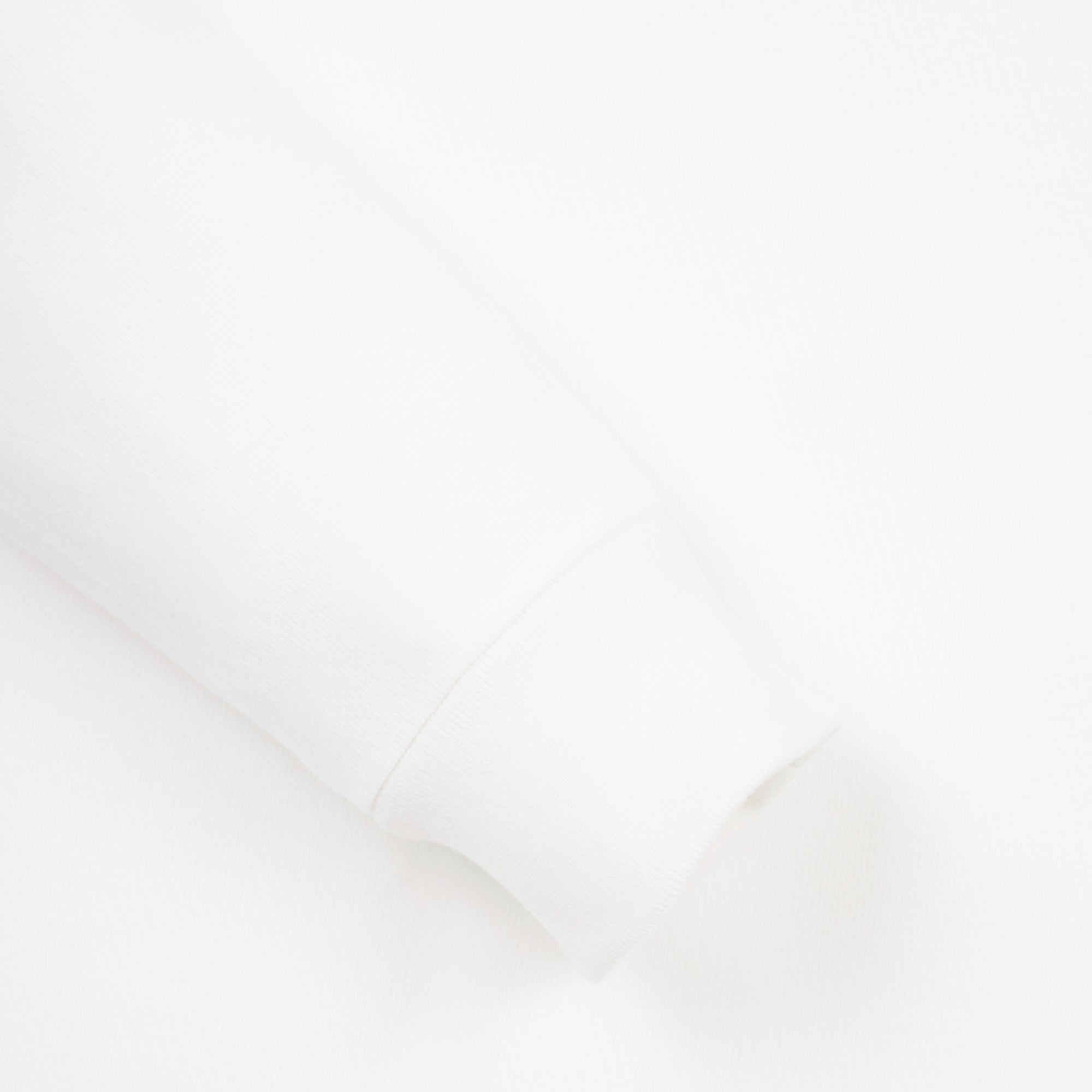 MENS リブカラーフリースポロシャツ アイボリー/072344020