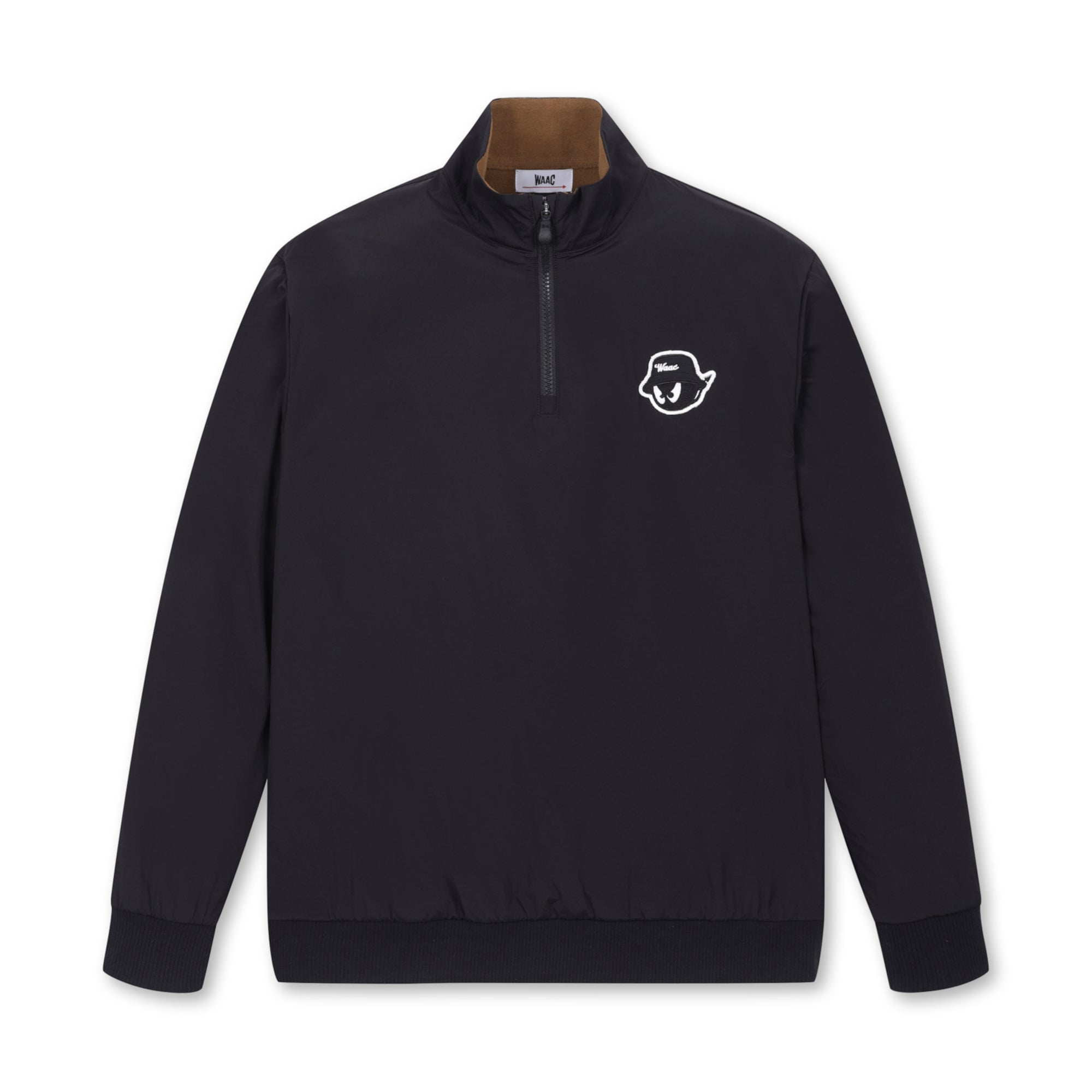 MENS WAACKYハーフジッププルオーバー ブラック/072344021