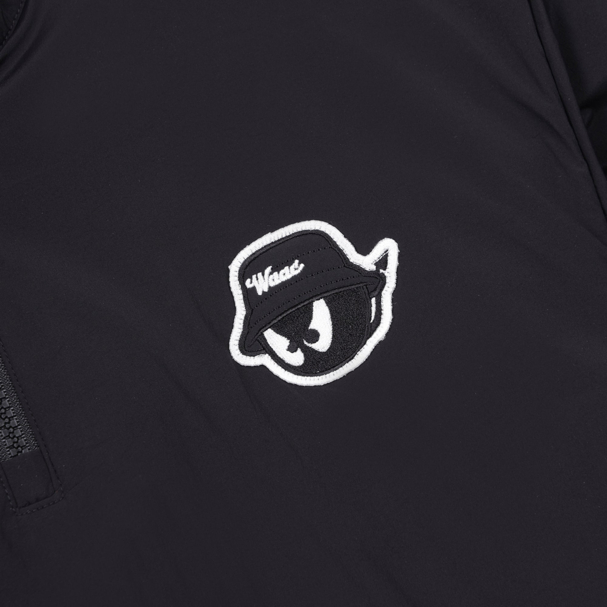 MENS WAACKYハーフジッププルオーバー ブラック/072344021