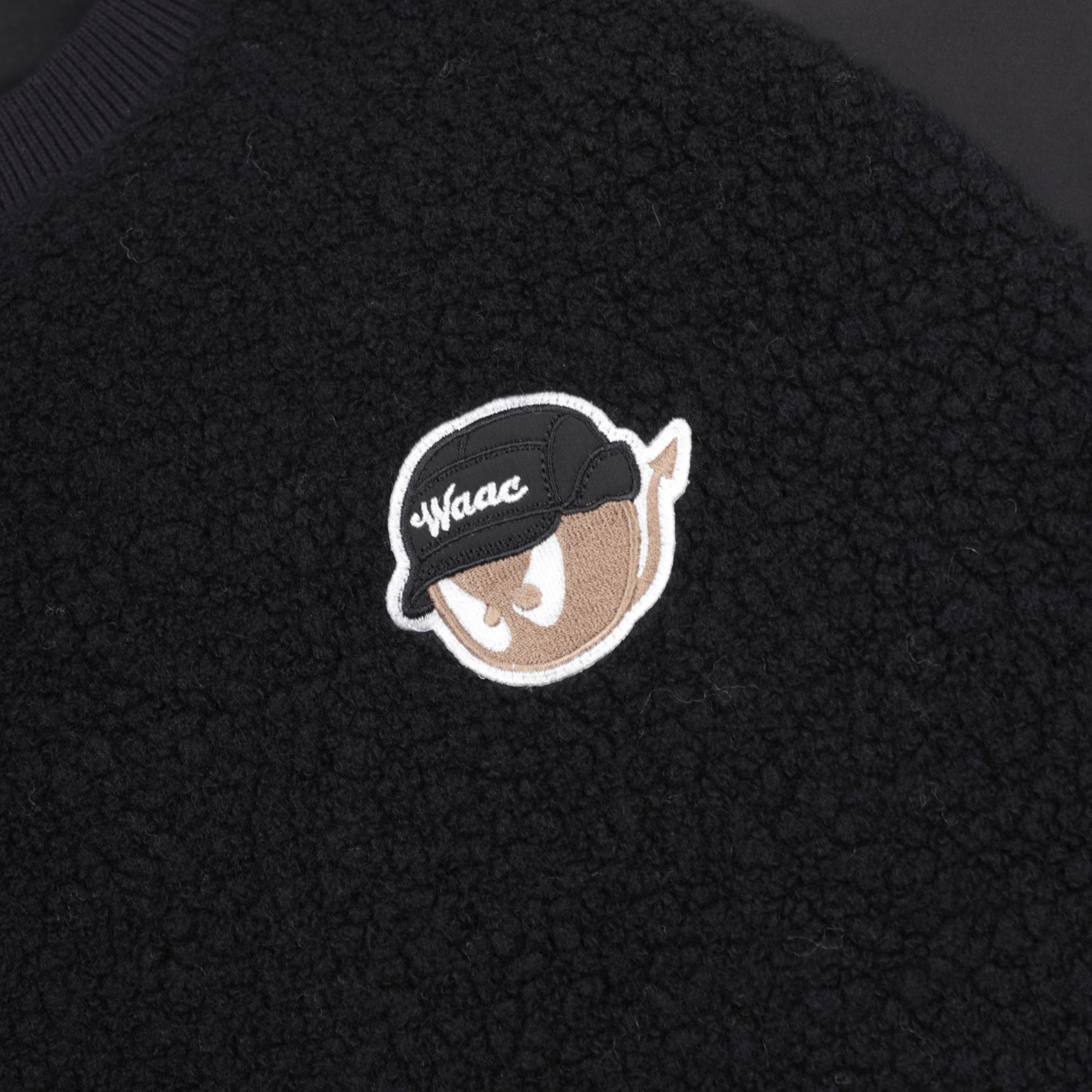 MENS ハイブリッドプルオーバー ブラック/072344022