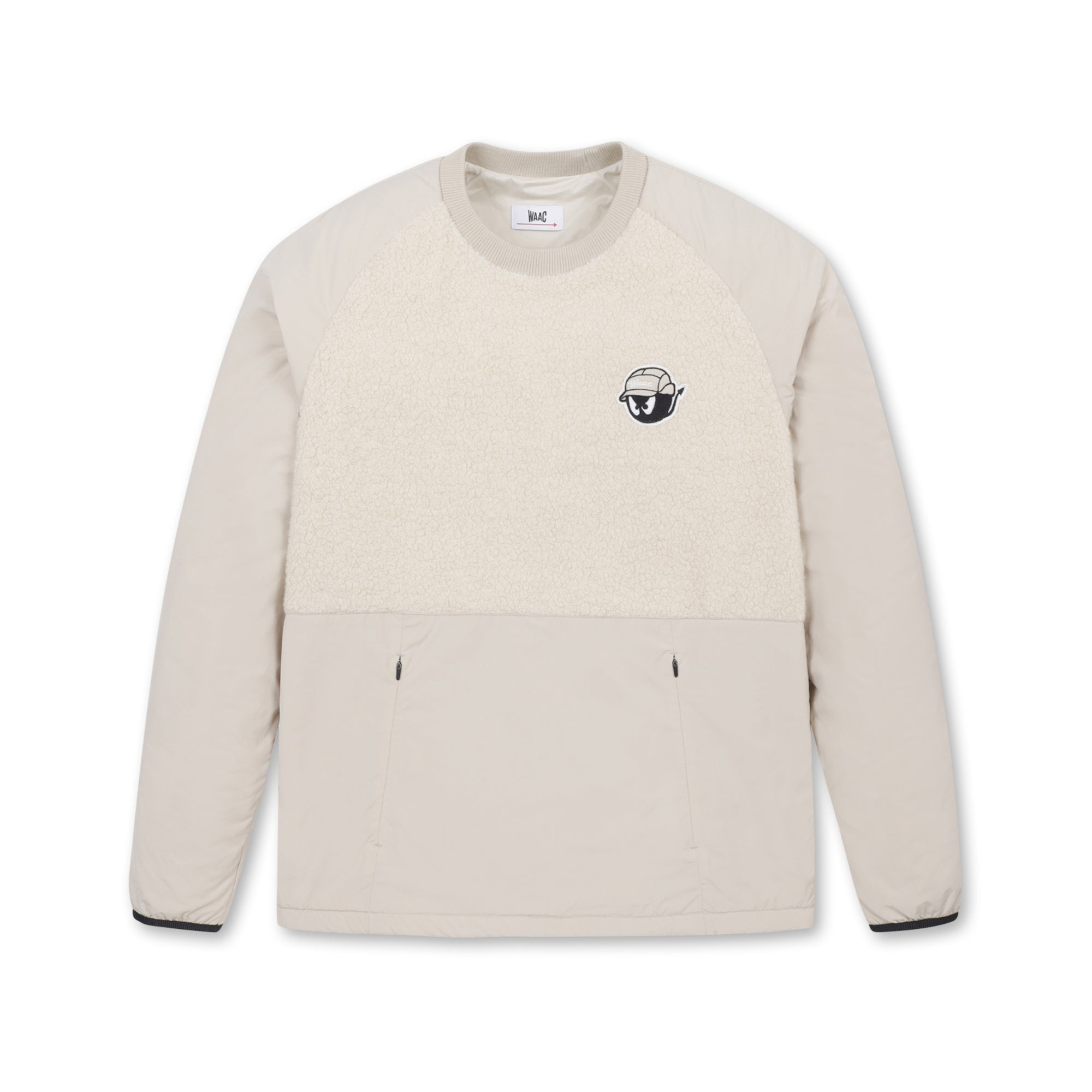 MENS ハイブリッドプルオーバー ベージュ/072344022