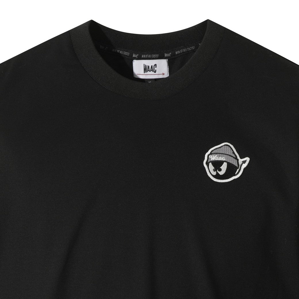 UNISEX WAACKYクルーネックTシャツ ブラック