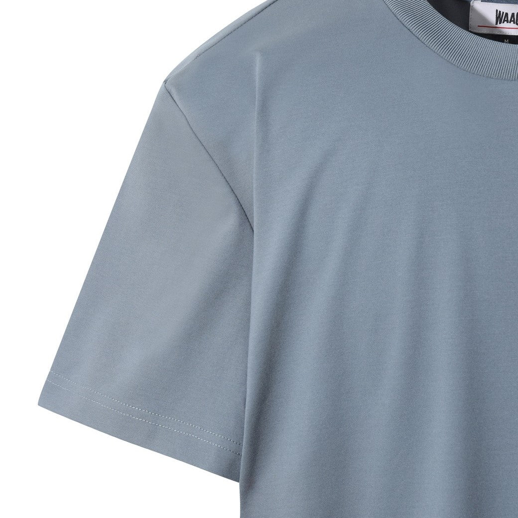 UNISEX WAACKYクルーネックTシャツ ライトブルー