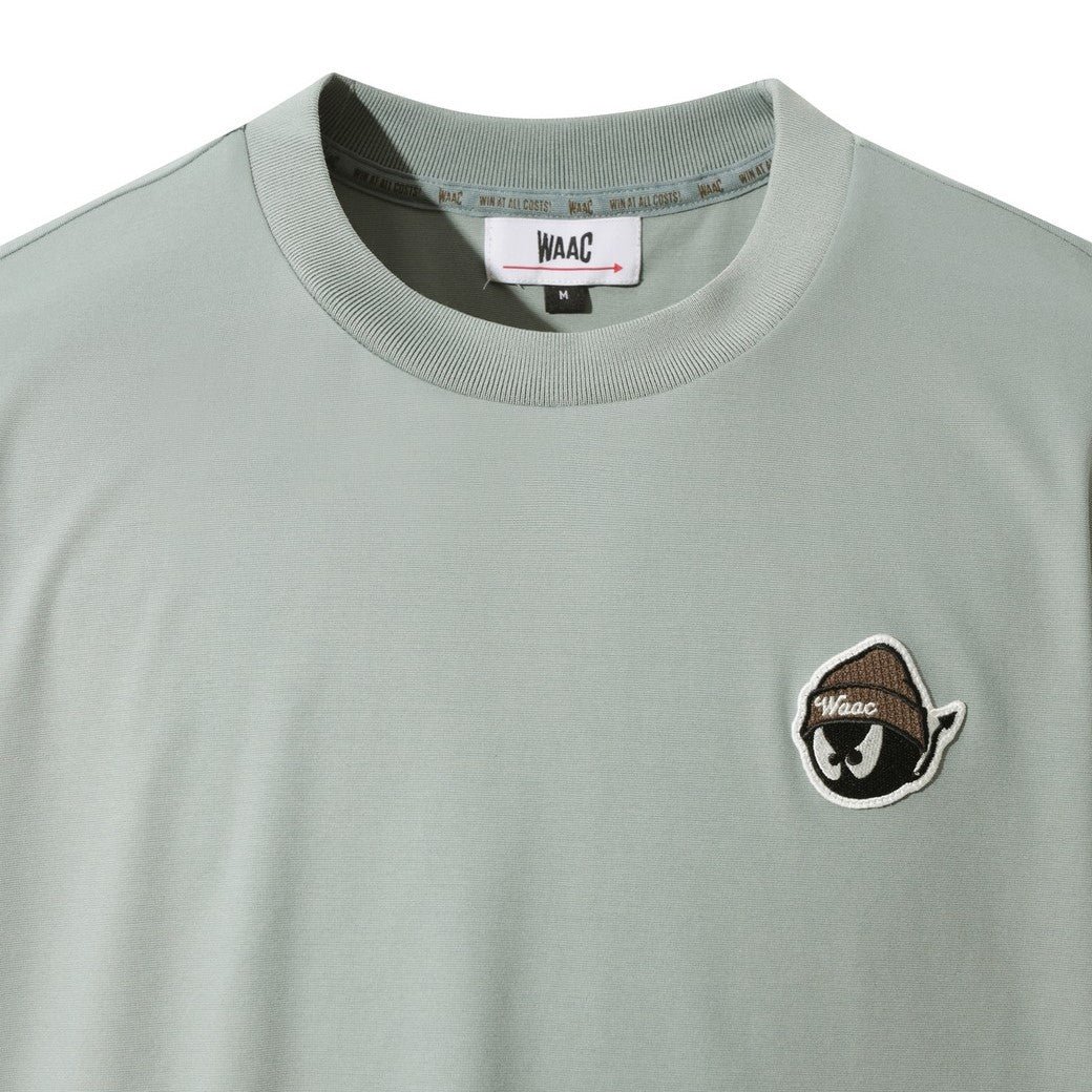 UNISEX WAACKYクルーネックTシャツ カーキ