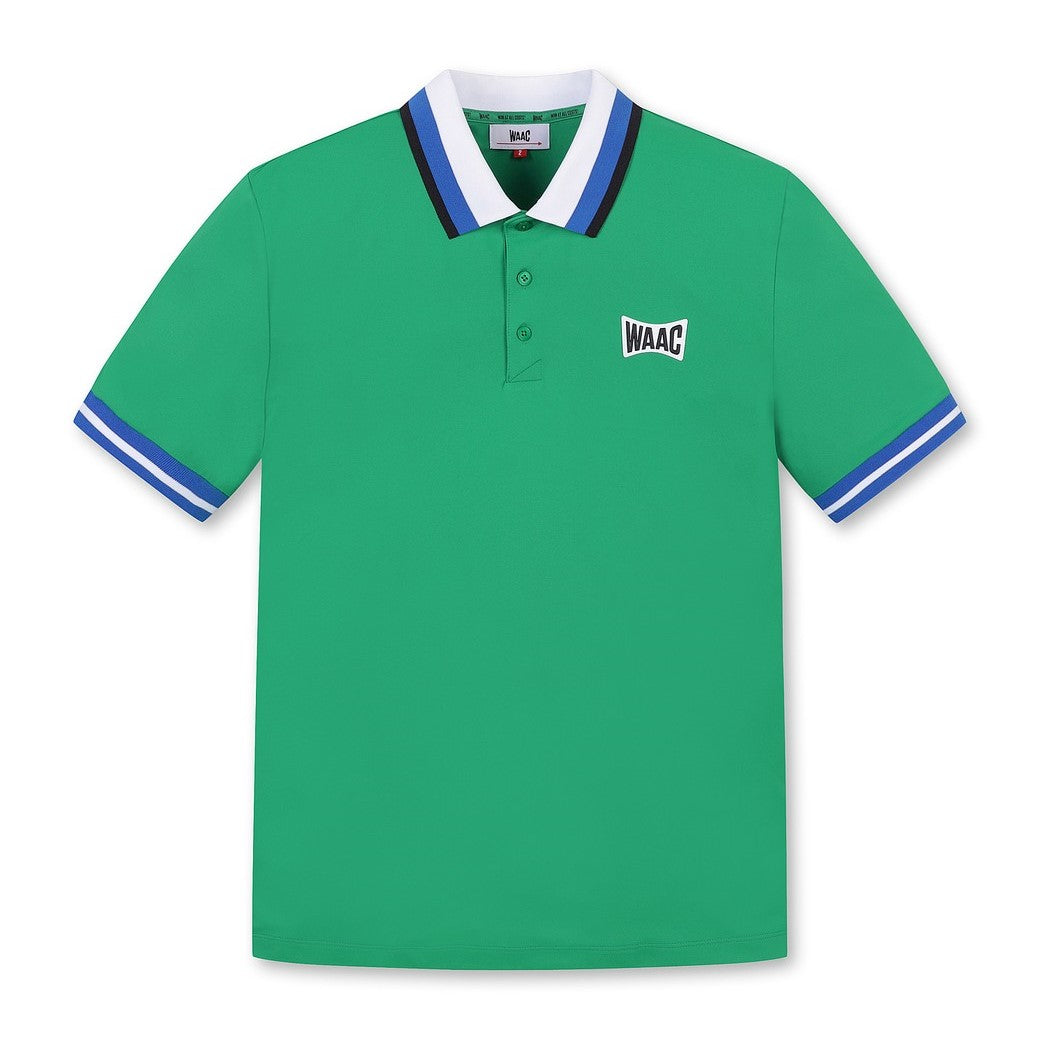 【伸縮性◎】MENS 半袖ポロTシャツ グリーン/072332013