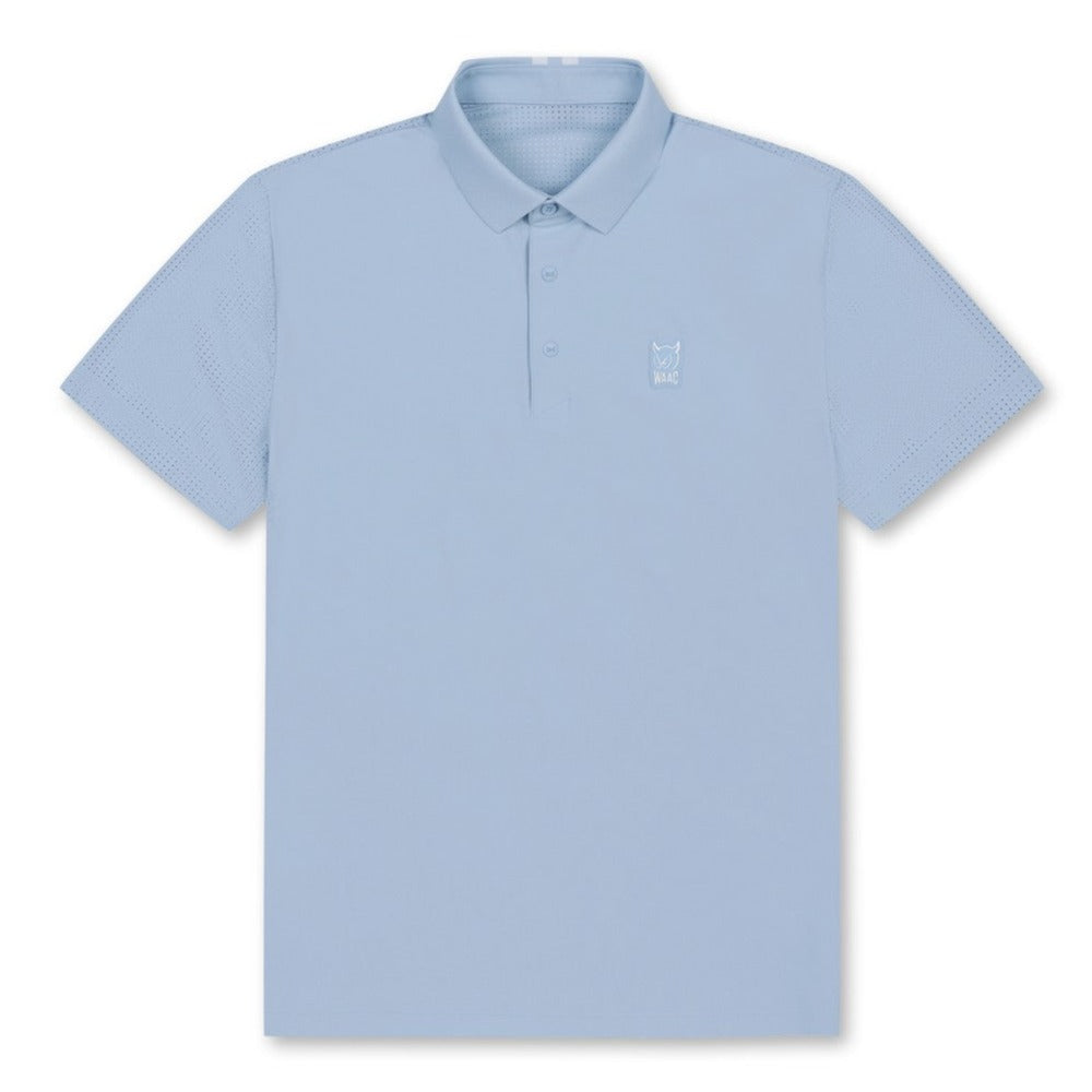 MENS 半袖ポロTシャツ サックス/072332011