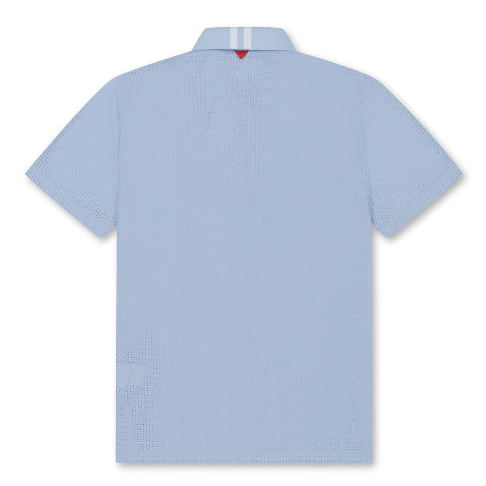 MENS 半袖ポロTシャツ サックス/072332011