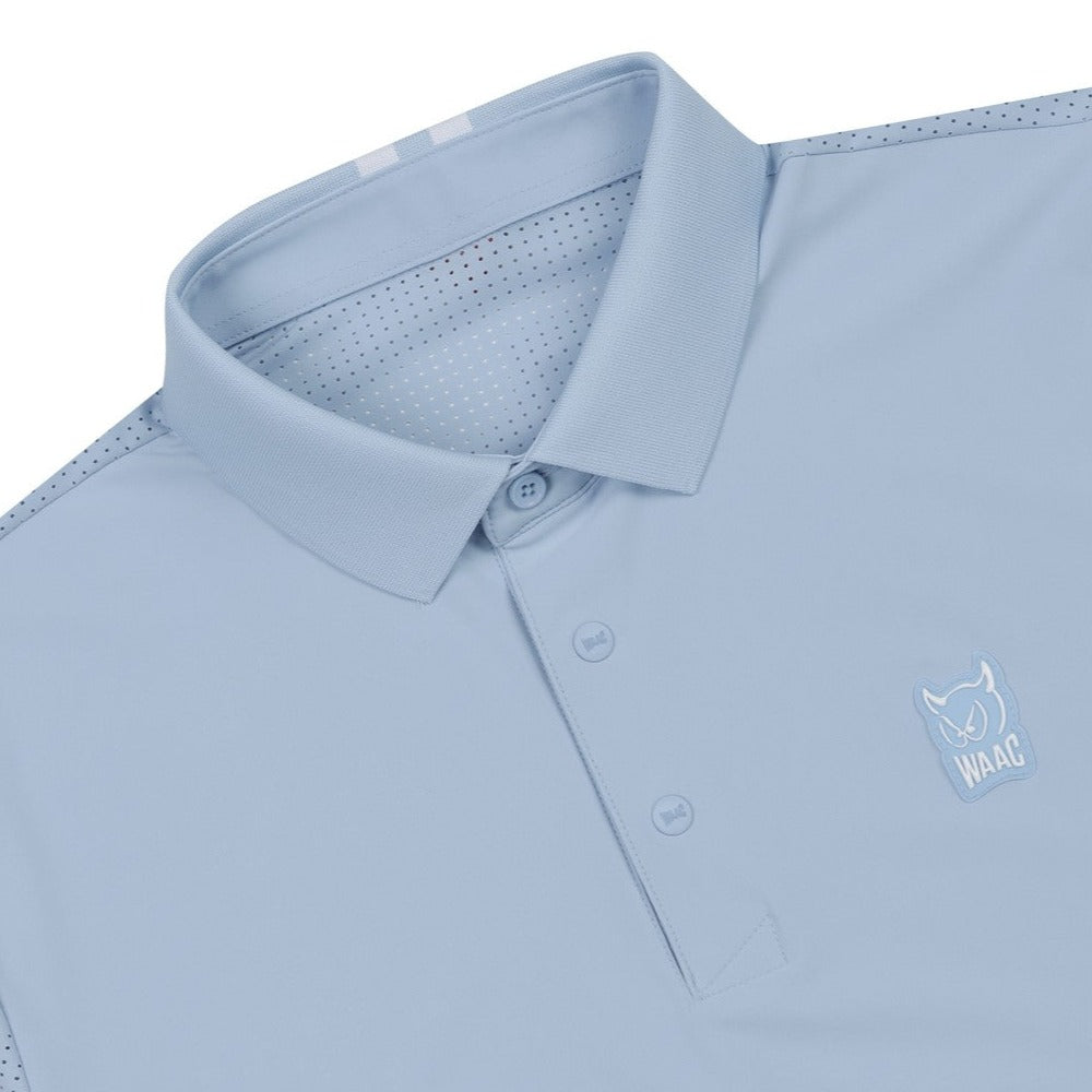 MENS 半袖ポロTシャツ サックス/072332011