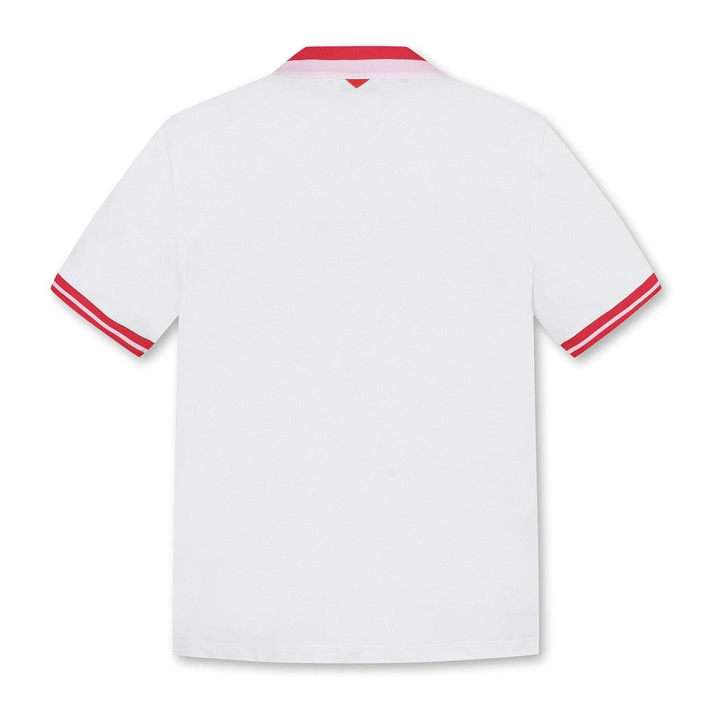 【伸縮性◎】MENS 半袖ポロTシャツ ホワイト/072332013