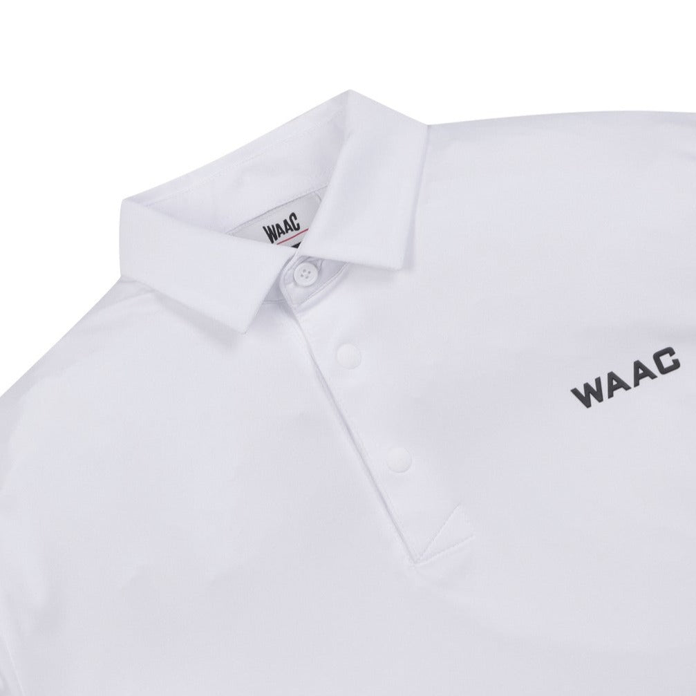 MEN UV WAAC GOLFロゴポロシャツ ホワイト