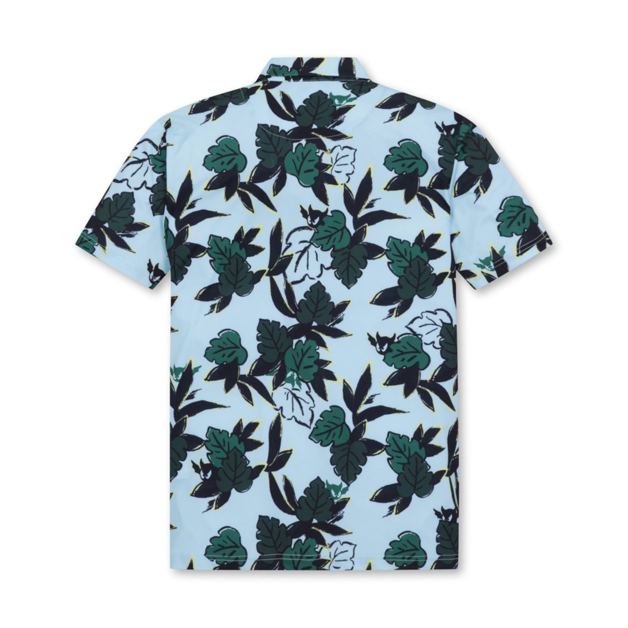 MENS GREEN GRASS 半袖ポロシャツ ライトブルー/072342025