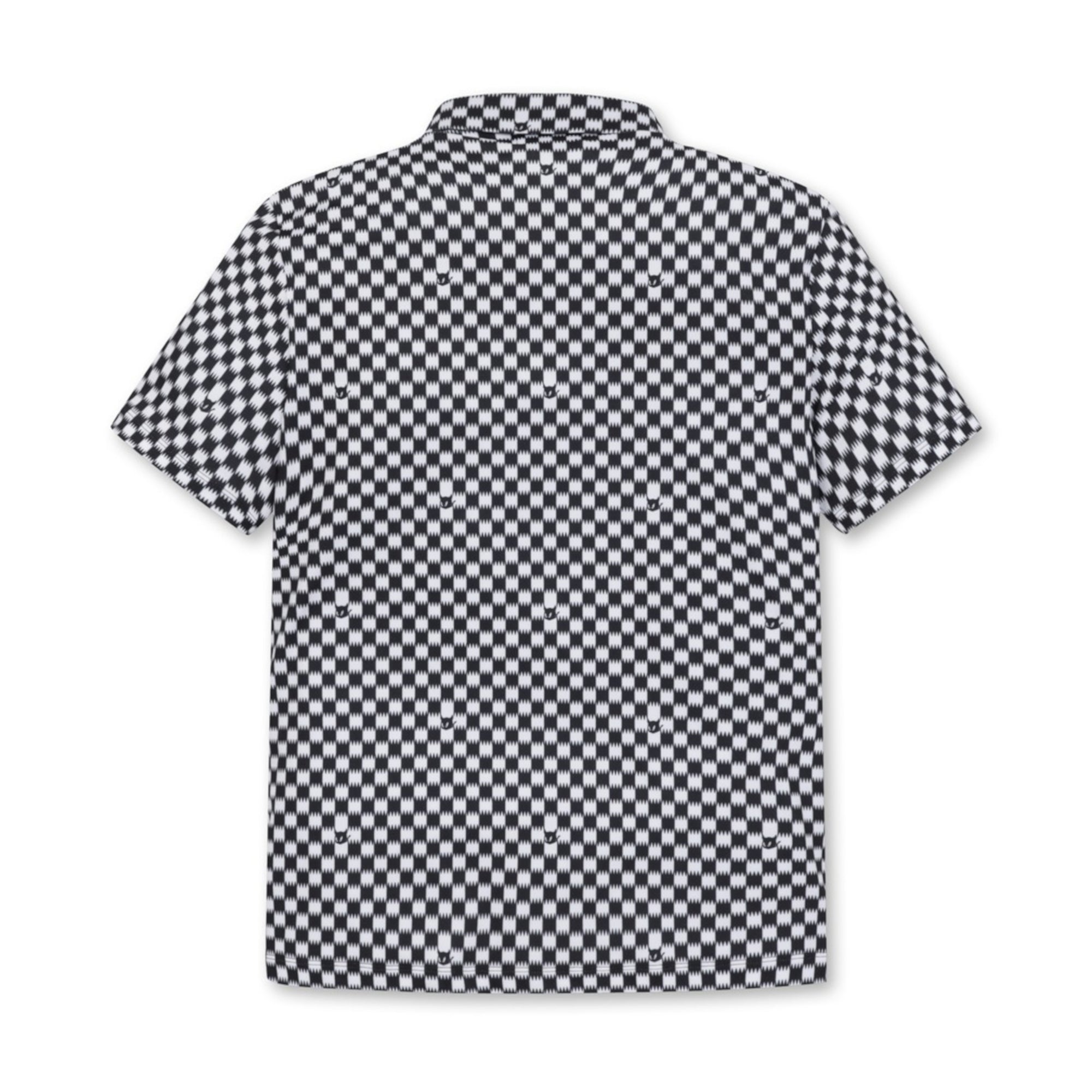 MEN ZIGZAG WAACKYポロ ブラック