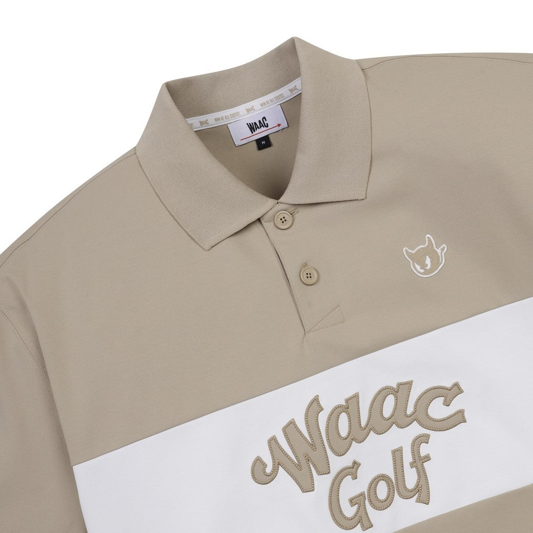 【25SS 新作】MEN WAACKYオーバーサイズスウェットシャツ ベージュ