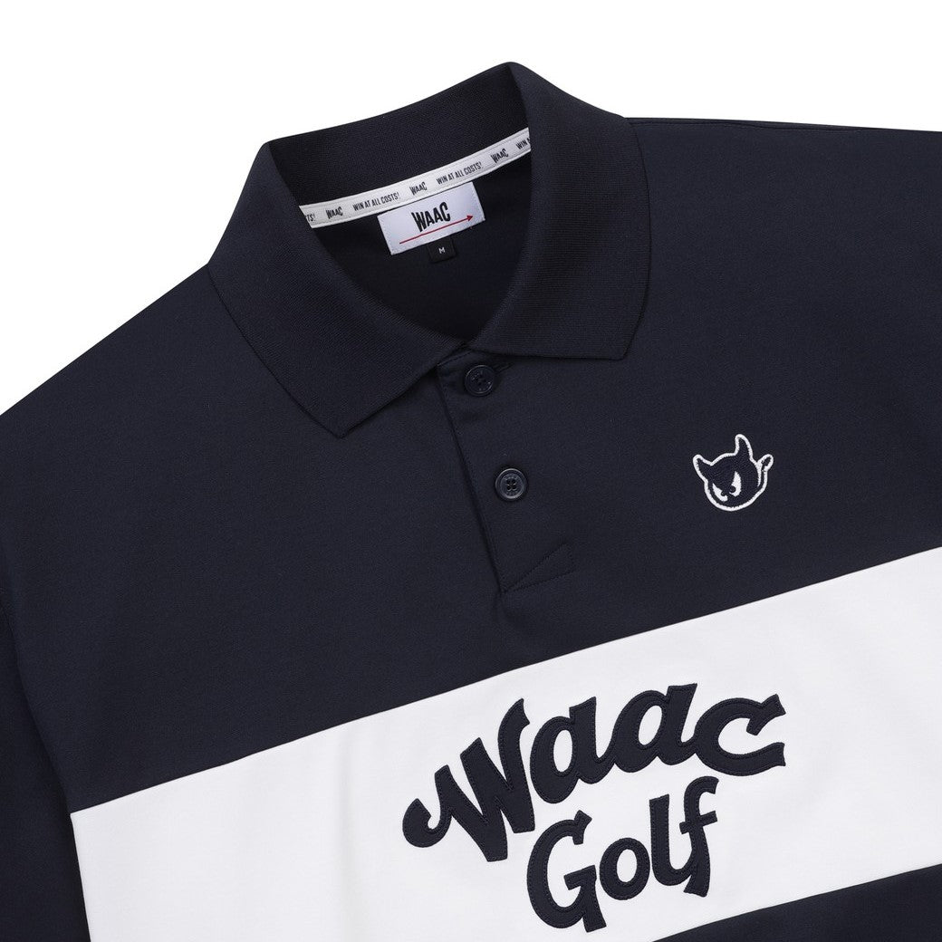 【25SS 新作】MEN WAACKYオーバーサイズスウェットシャツ ネイビー