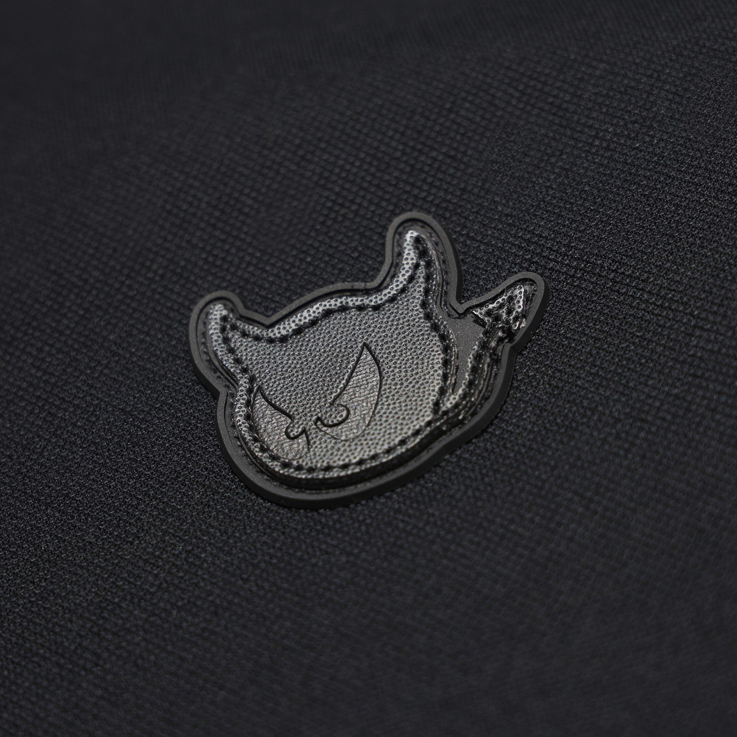 MEN カラーポイントポロシャツ ブラック