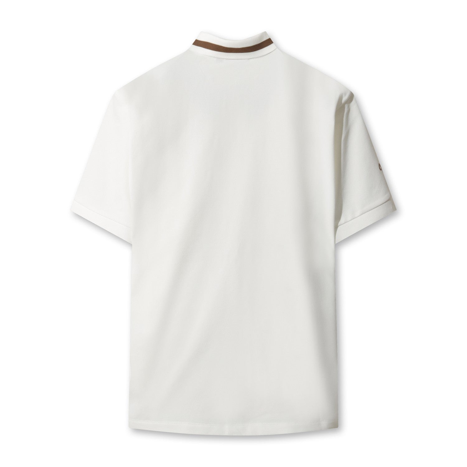 MEN カラーポイントポロシャツ ホワイト
