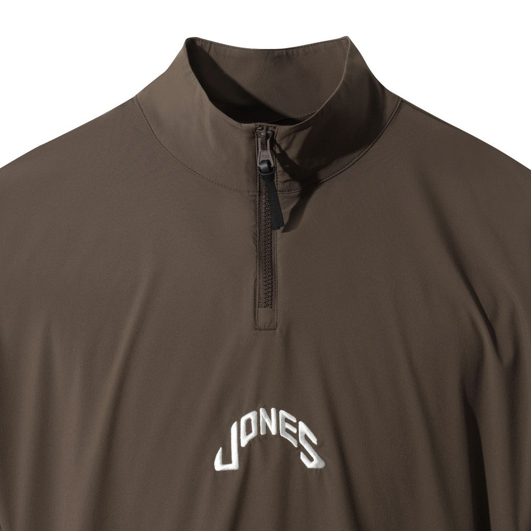 【WAAC X JONES】MEN パイピングポイントアノラック ブラウン