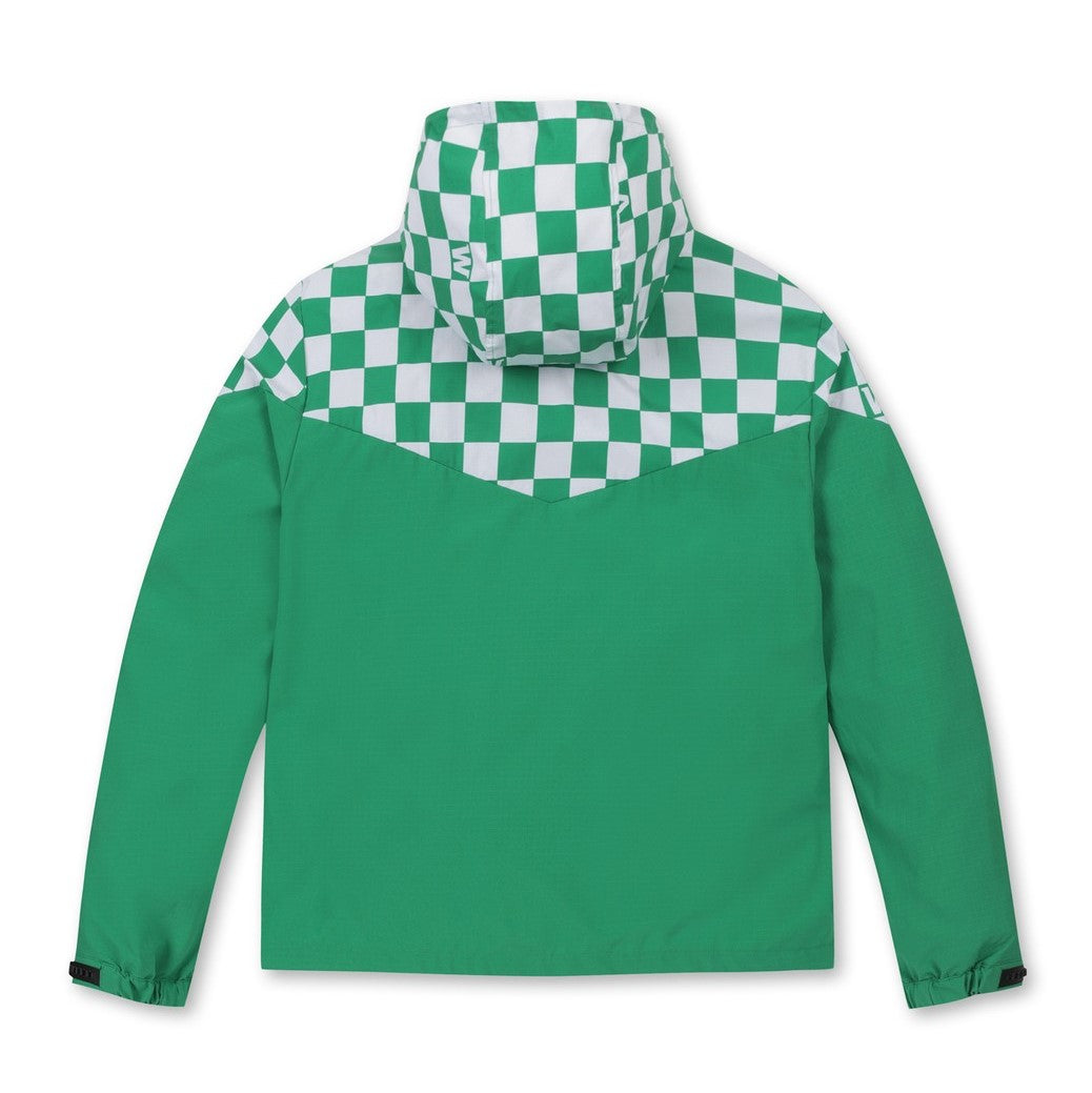 MEN カラーブロックジャンパー グリーン