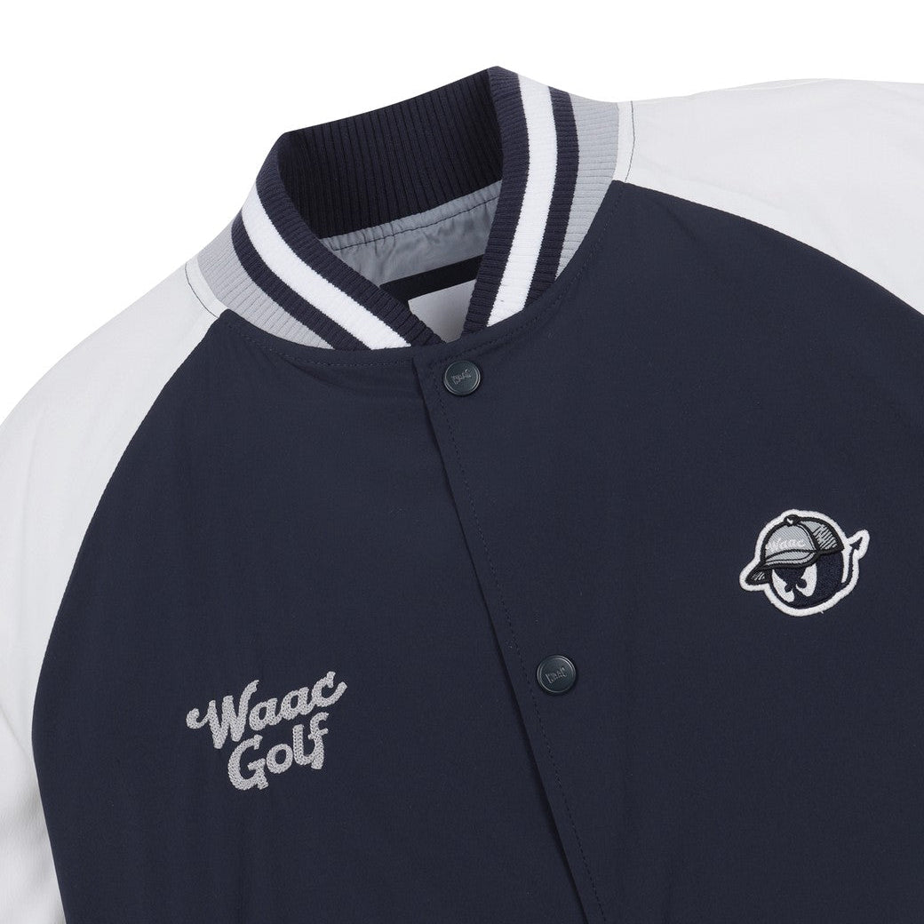 【一部店舗限定】MEN バーシティジャケット ネイビー