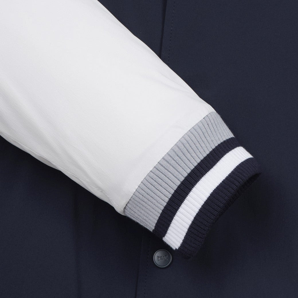 【一部店舗限定】MEN バーシティジャケット ネイビー