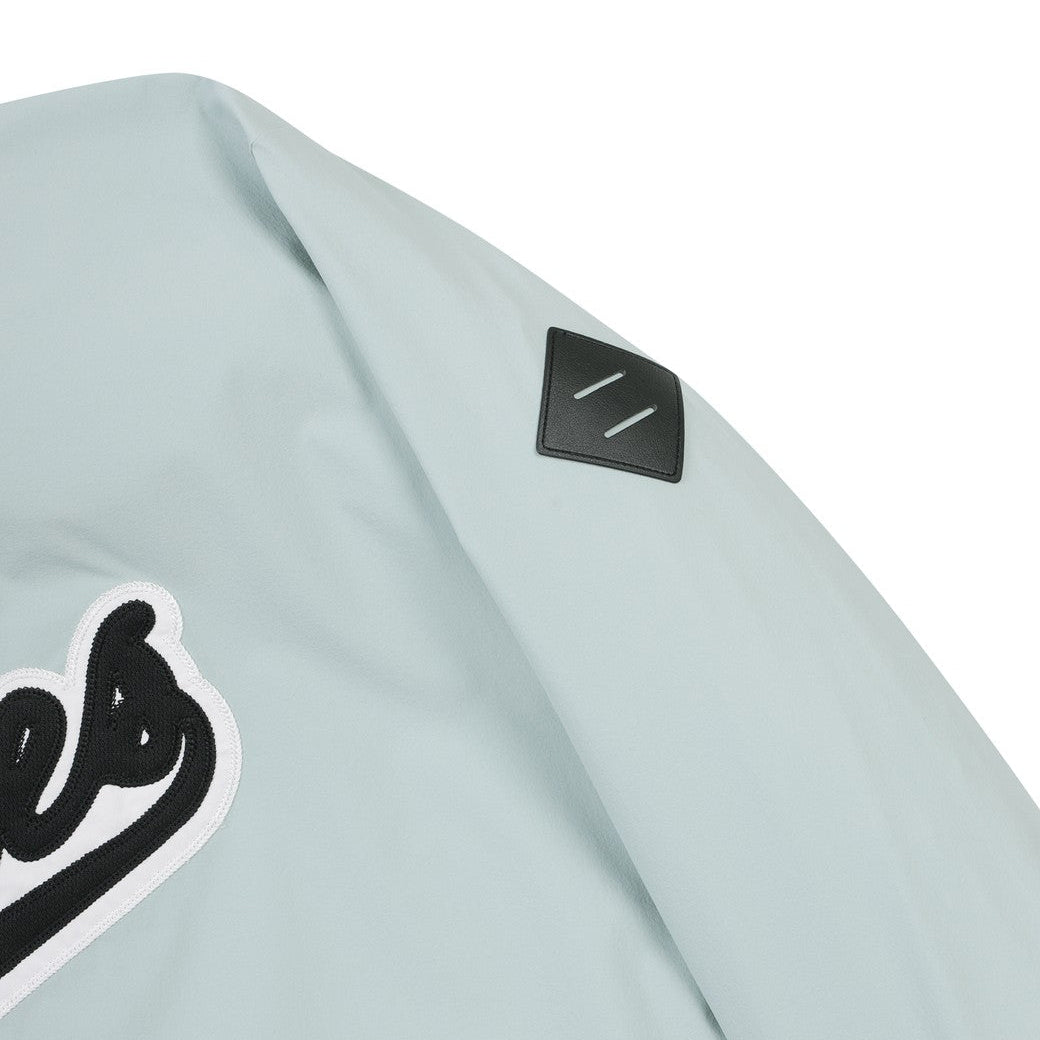 【WAAC X JONES】MEN カーブロゴプルオーバー ミントグリーン